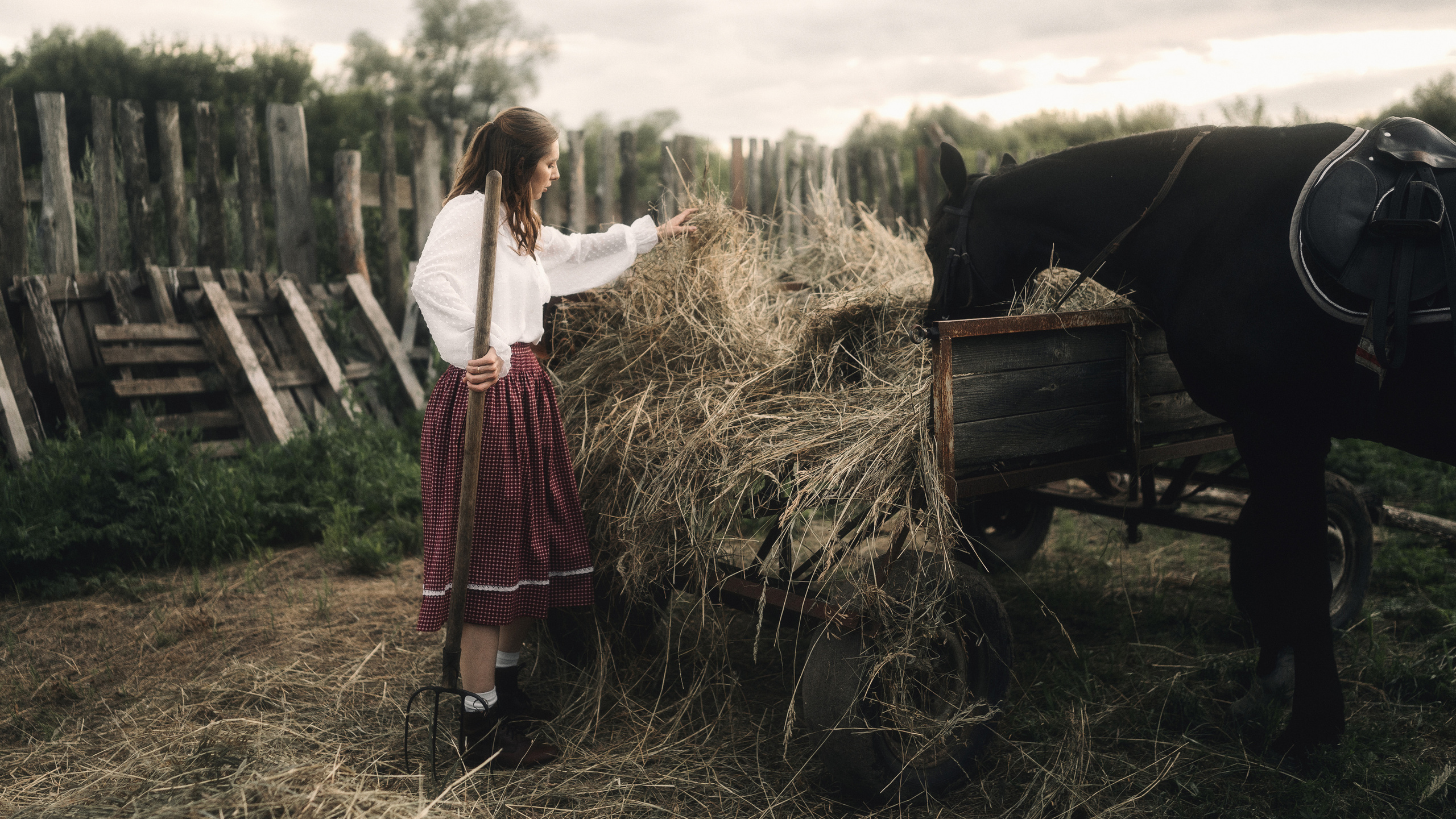 Конная свадебная фотосессия в Воронеже. Свадебный и репортажный фотограф в Воронеже Роман Янко