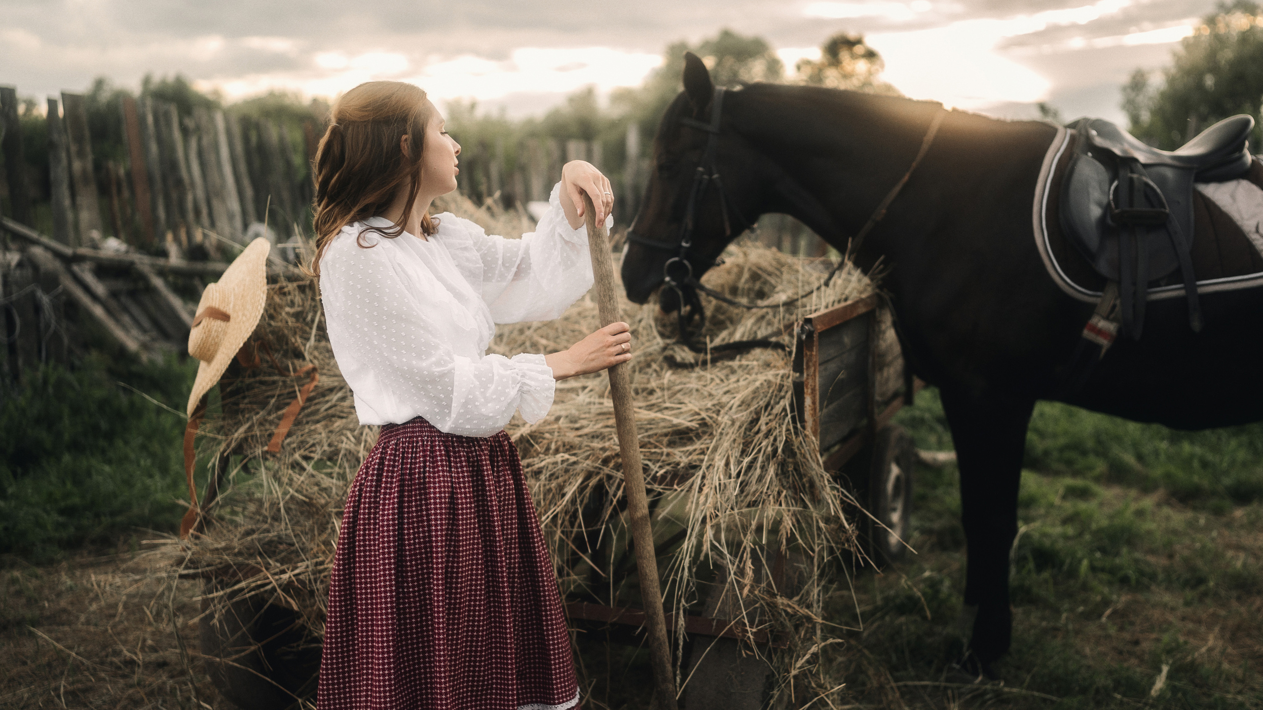 Конная свадебная фотосессия в Воронеже. Свадебный и репортажный фотограф в Воронеже Роман Янко