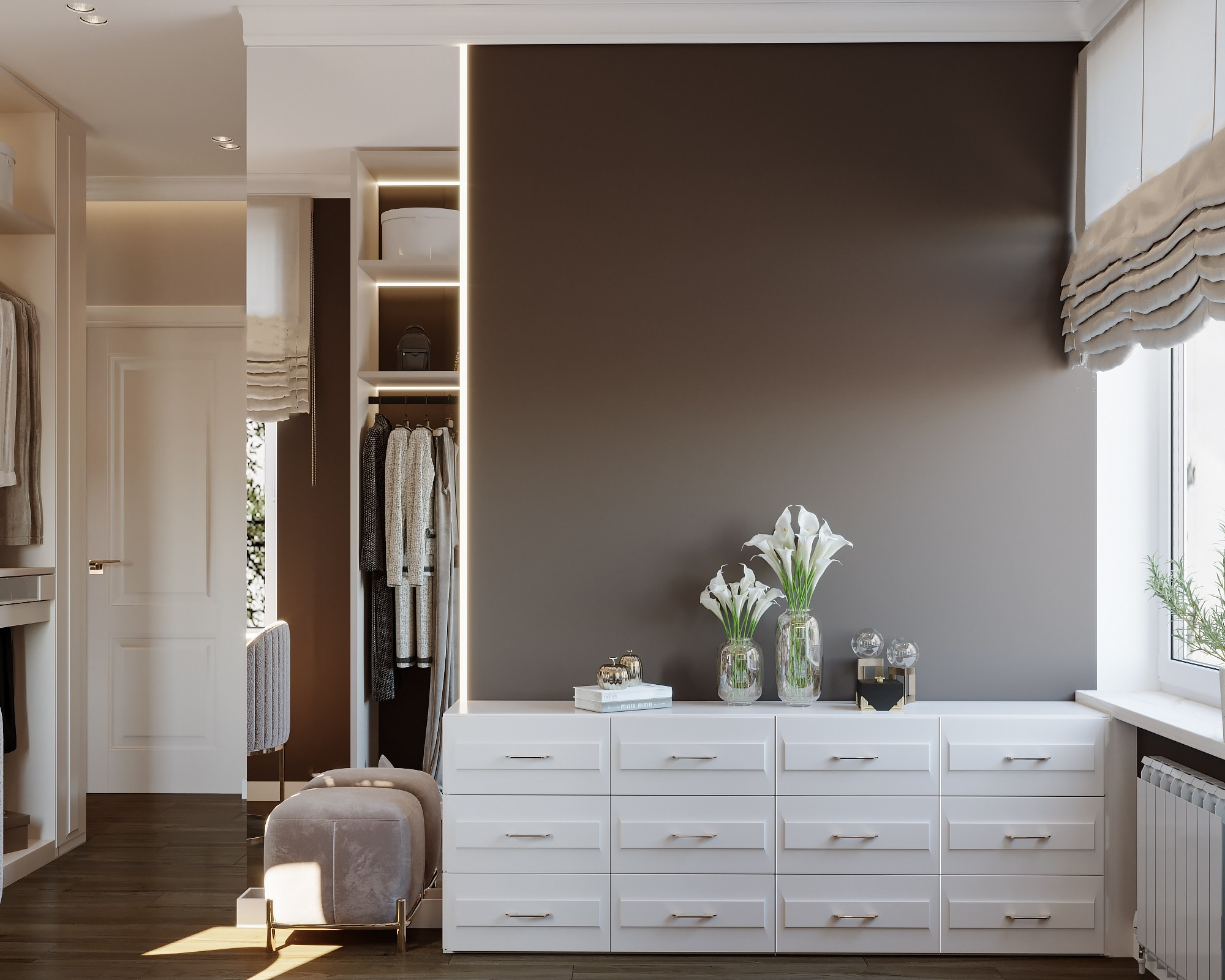 Дизайн-проект дома, пос. Прибрежный. Дизайнер интерьера в Дубне, Москве, Дмитрове