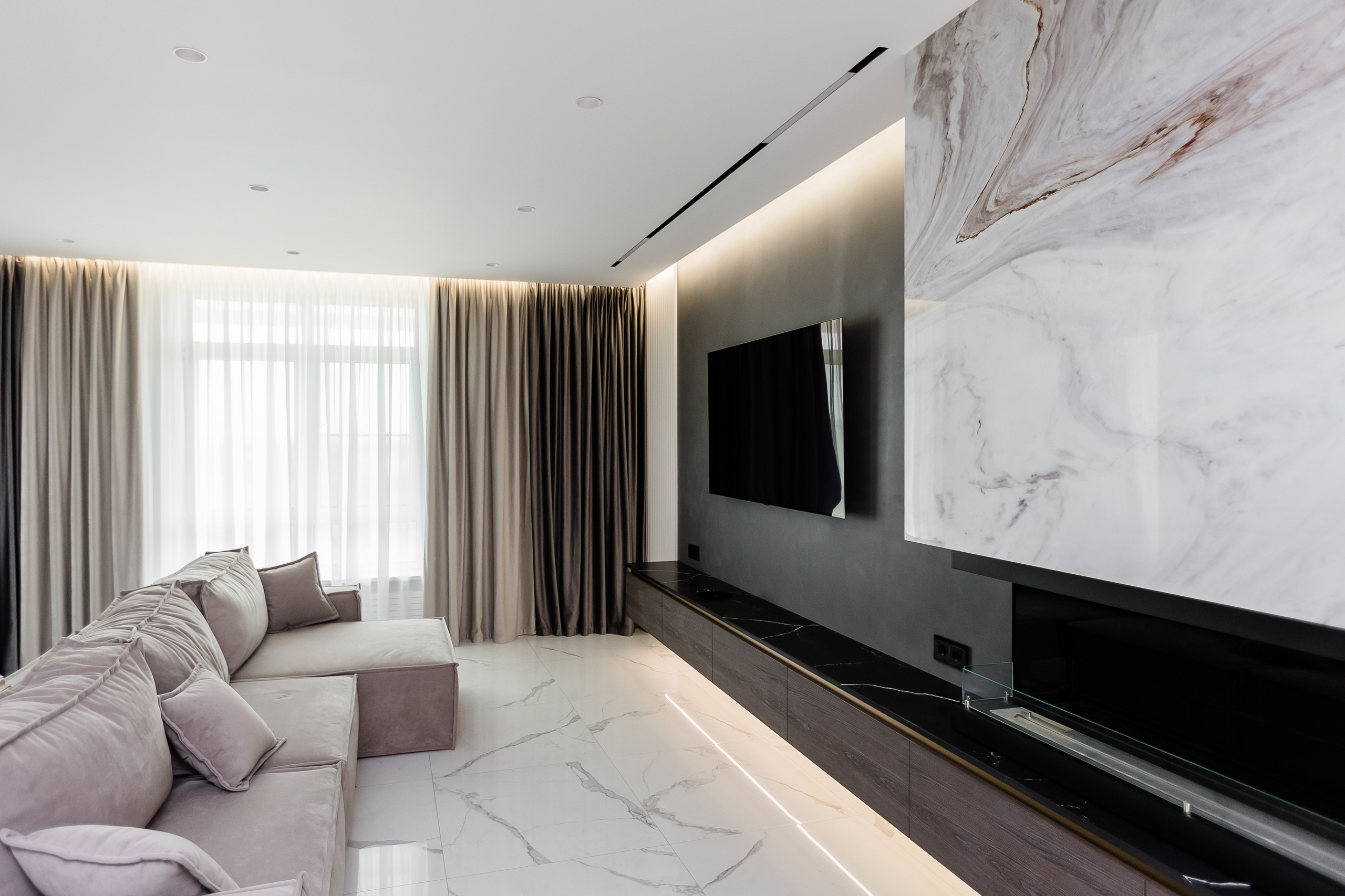 Реализация проекта 5к квартиры в Дубне. Дизайнер интерьера в Дубне, Москве, Дмитрове