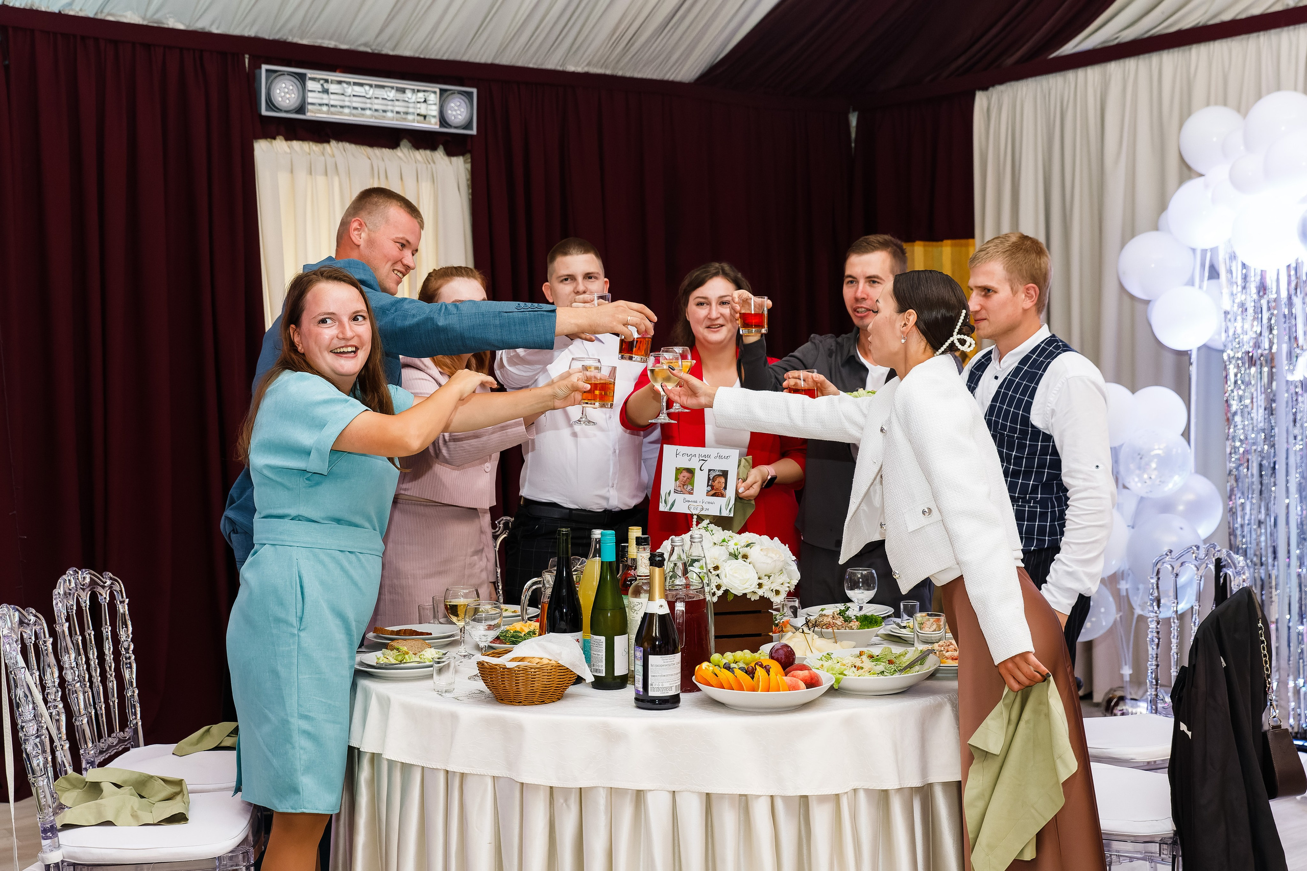 Свадебный банкет. Свадебный и портретный фотограф в Санкт-Петербурге Анна Демьянова