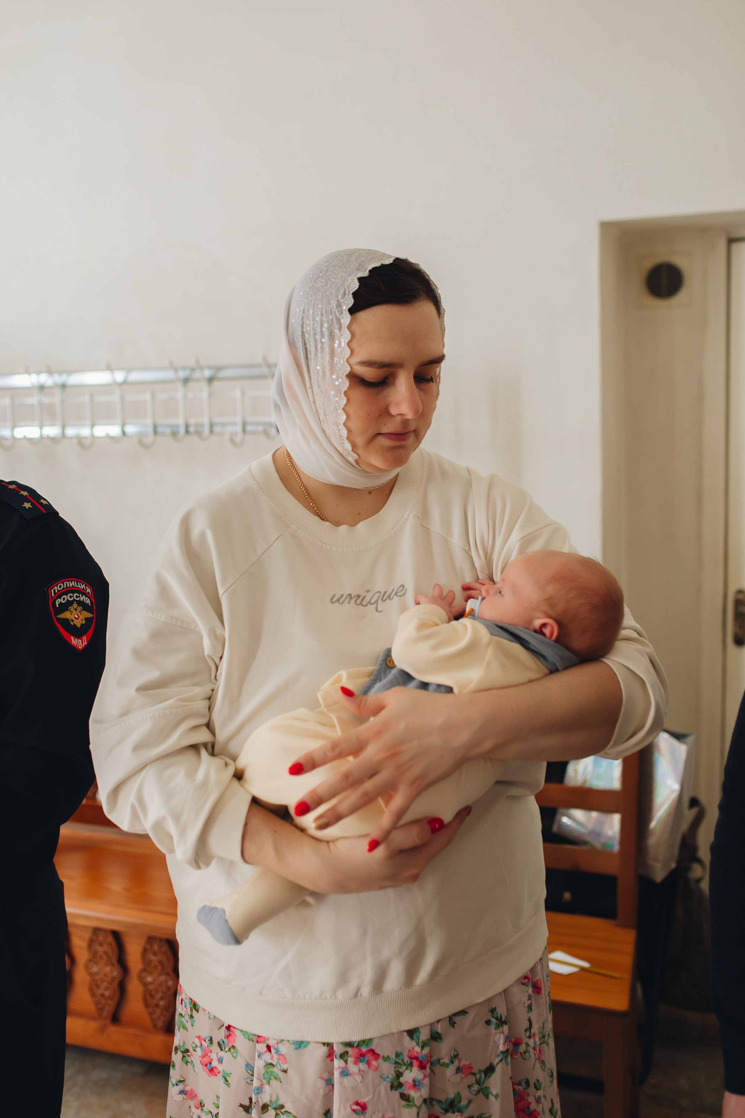 Крещение в светлом Храме. Семейный и детский фотограф в Москве Дорогова Екатерина