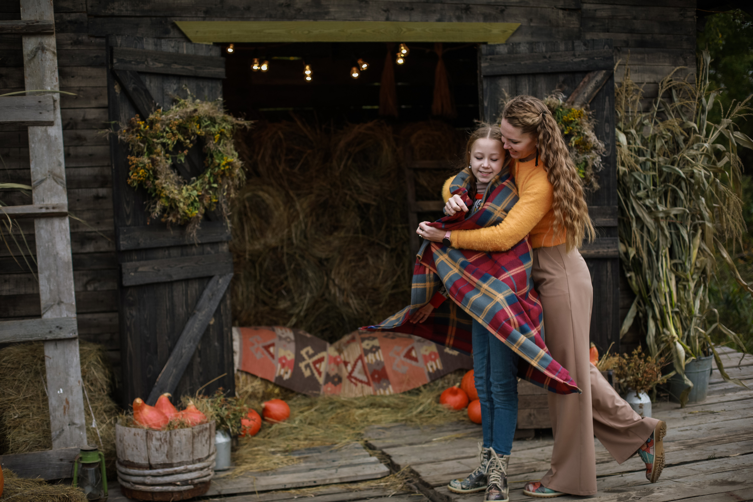 Елена и Вера осенняя съемка. Фотограф в Костроме, Ярославле, Москве Светлана Заведеева