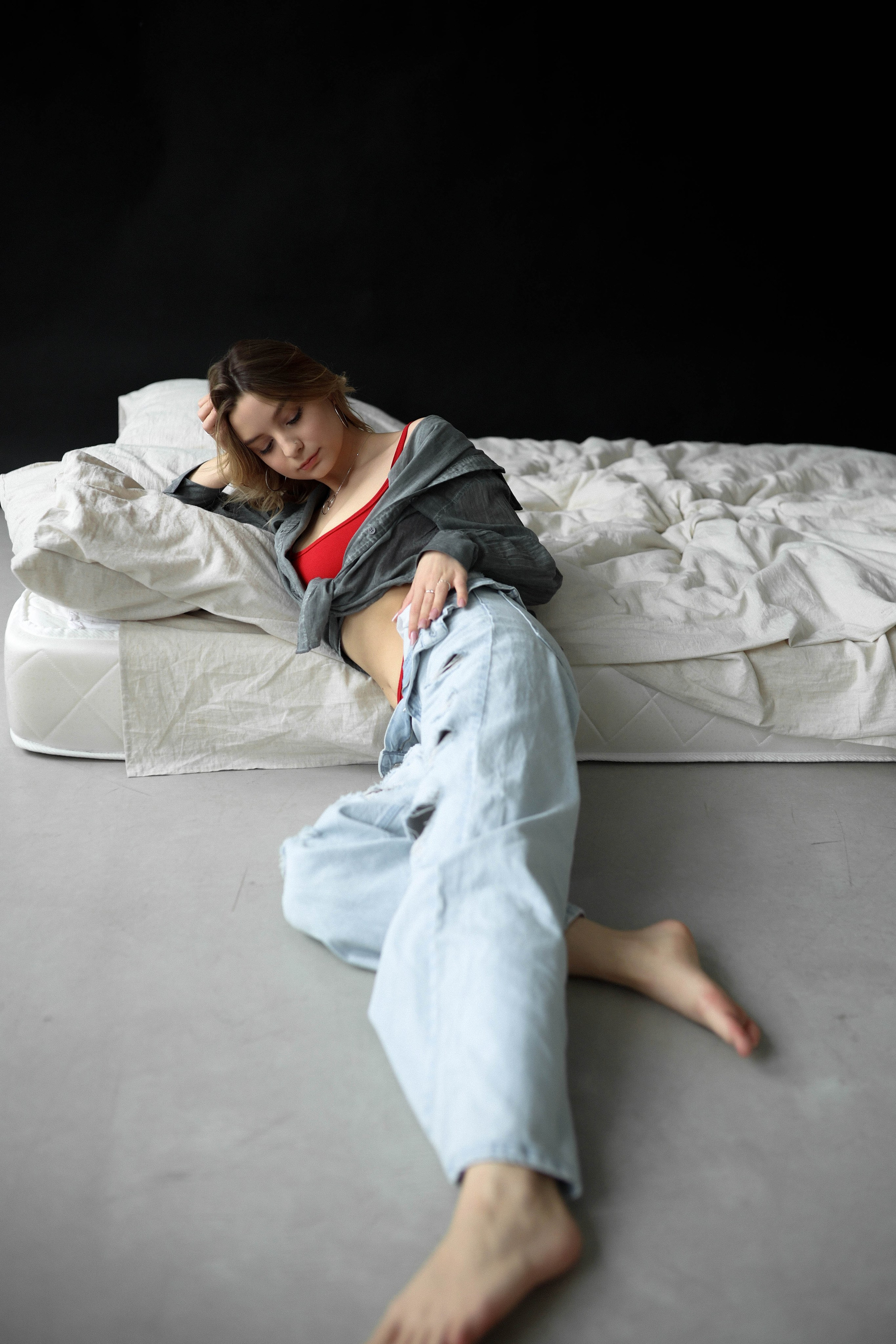 Фотосъемка для Юли в студии. Фотограф Самара Лена Мандарин