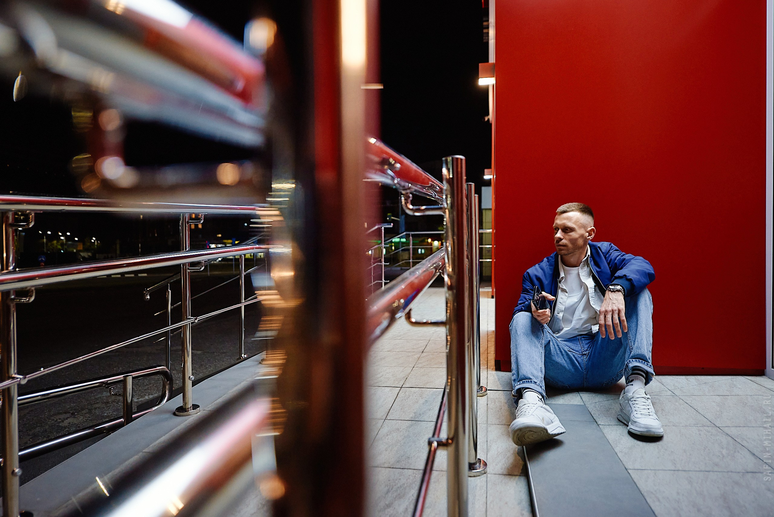 Мужская фотосессия, ночной Сургут