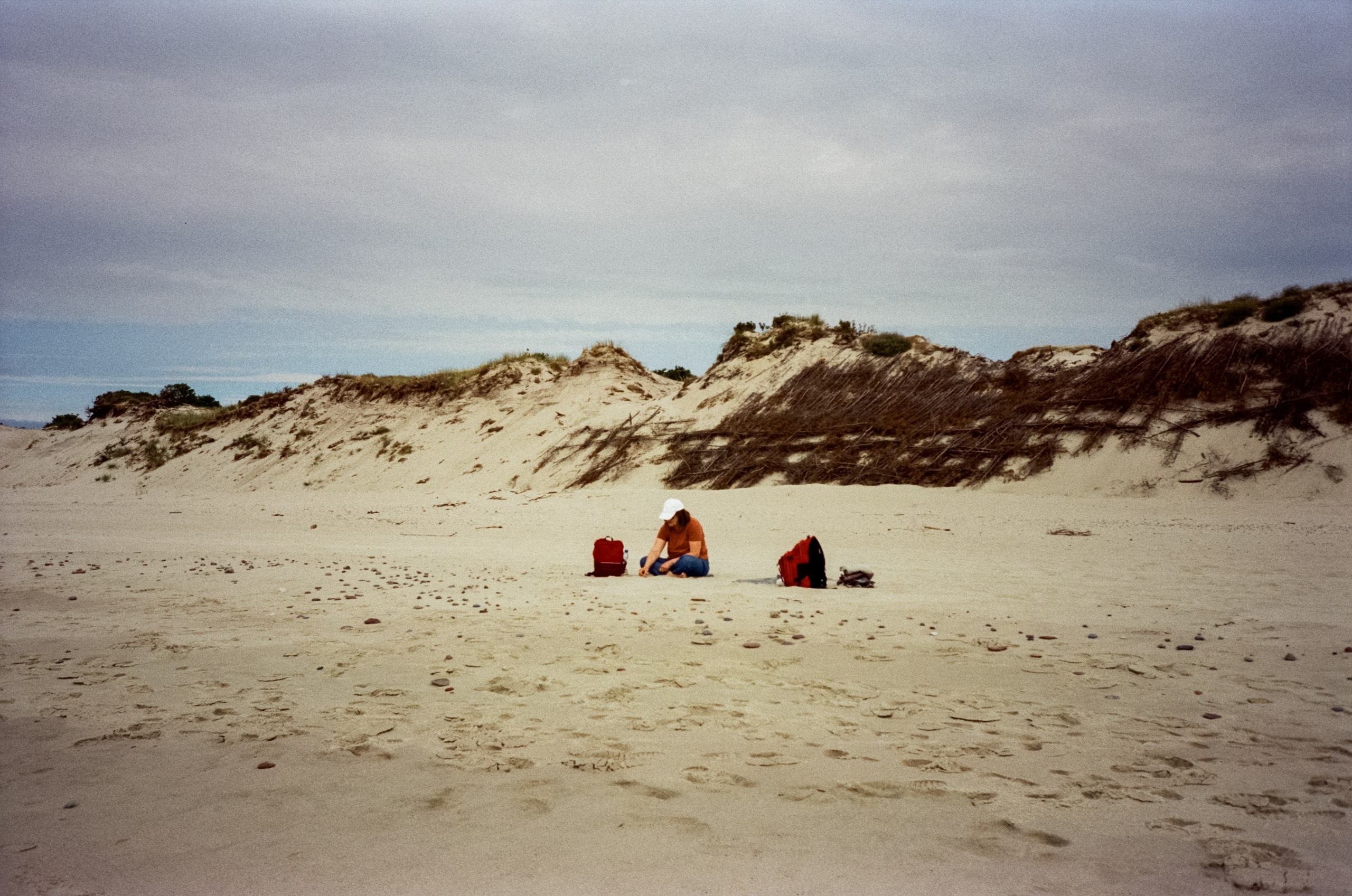 Море и дюны. Куршская коса рядом с высотой Эфа. Фотограф-документалист Мария Осокина