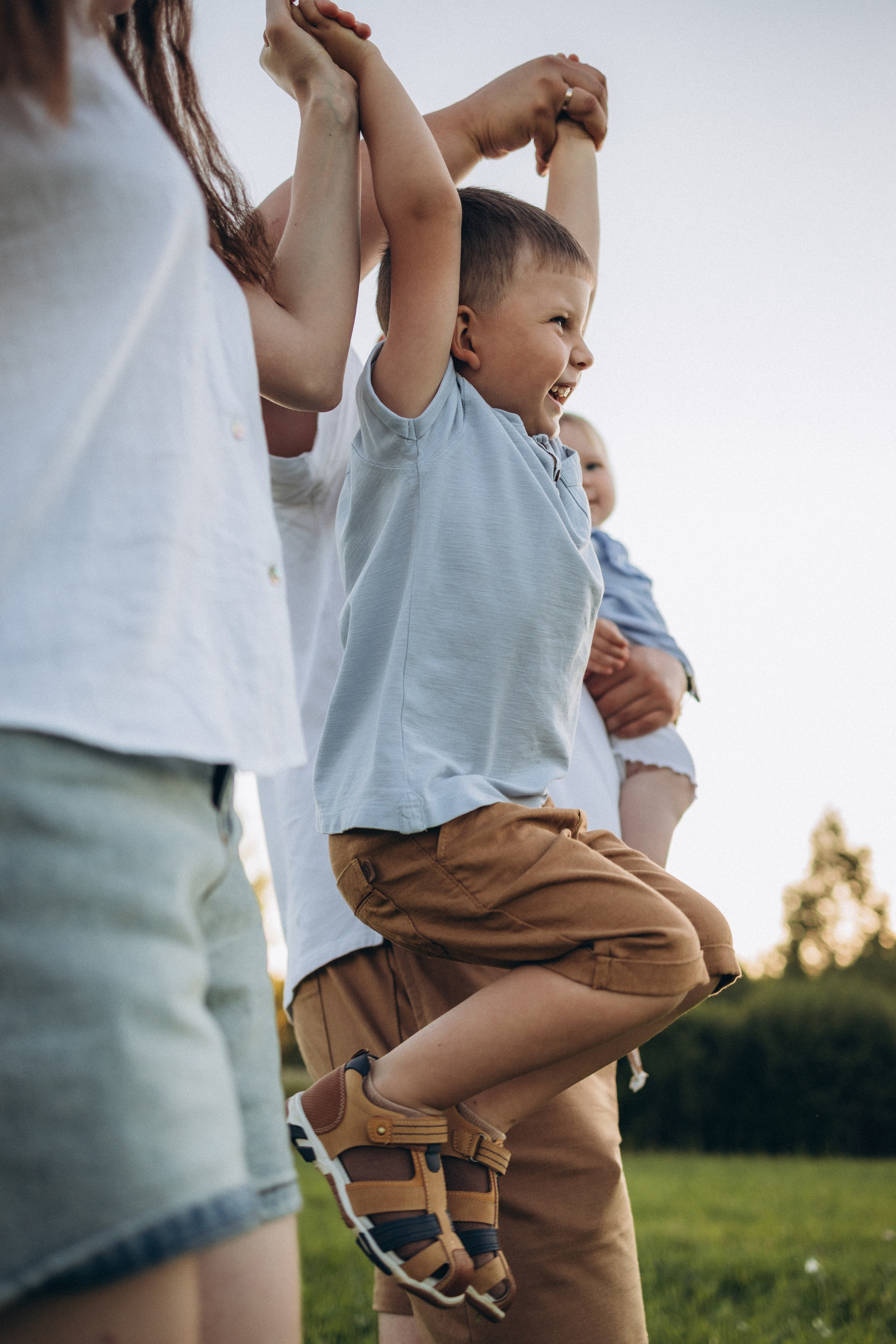 Ксюша, Вадим, Кирюша и Маша. Фотограф Елена Рябцева