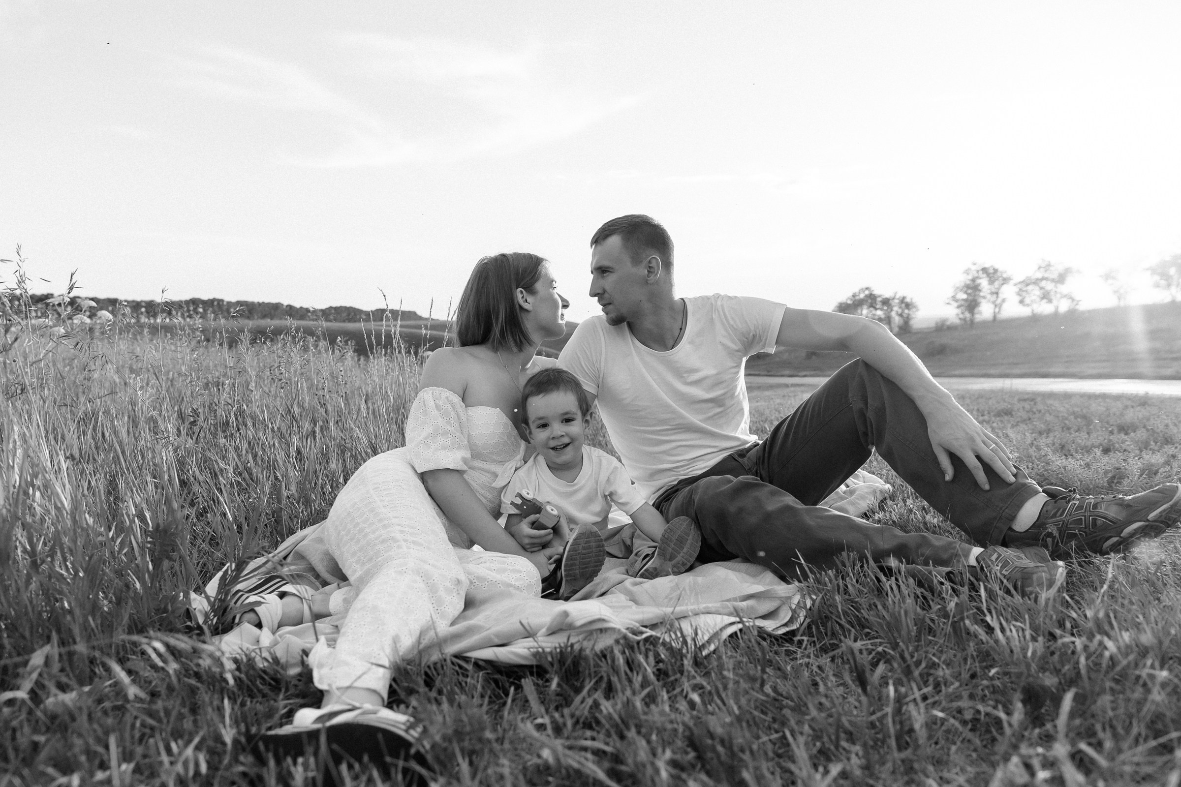 Виталя, Аня и Мирон. Фотограф Любовь Щербинина