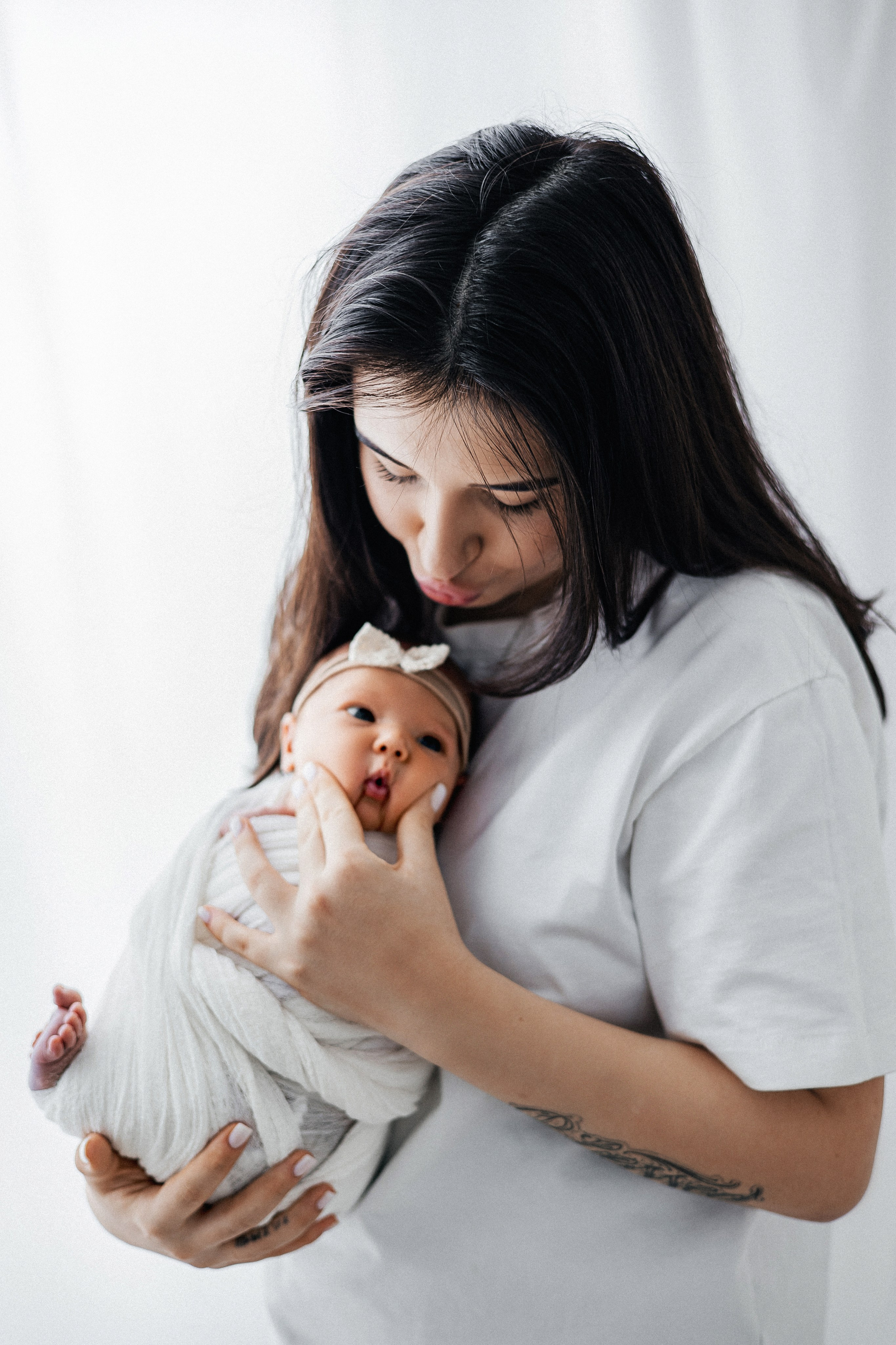 Мия, пакет «Мини» + кадры с родителями, 9 дней. Фотограф новорождённых Екатерина Боброва. Ульяновск