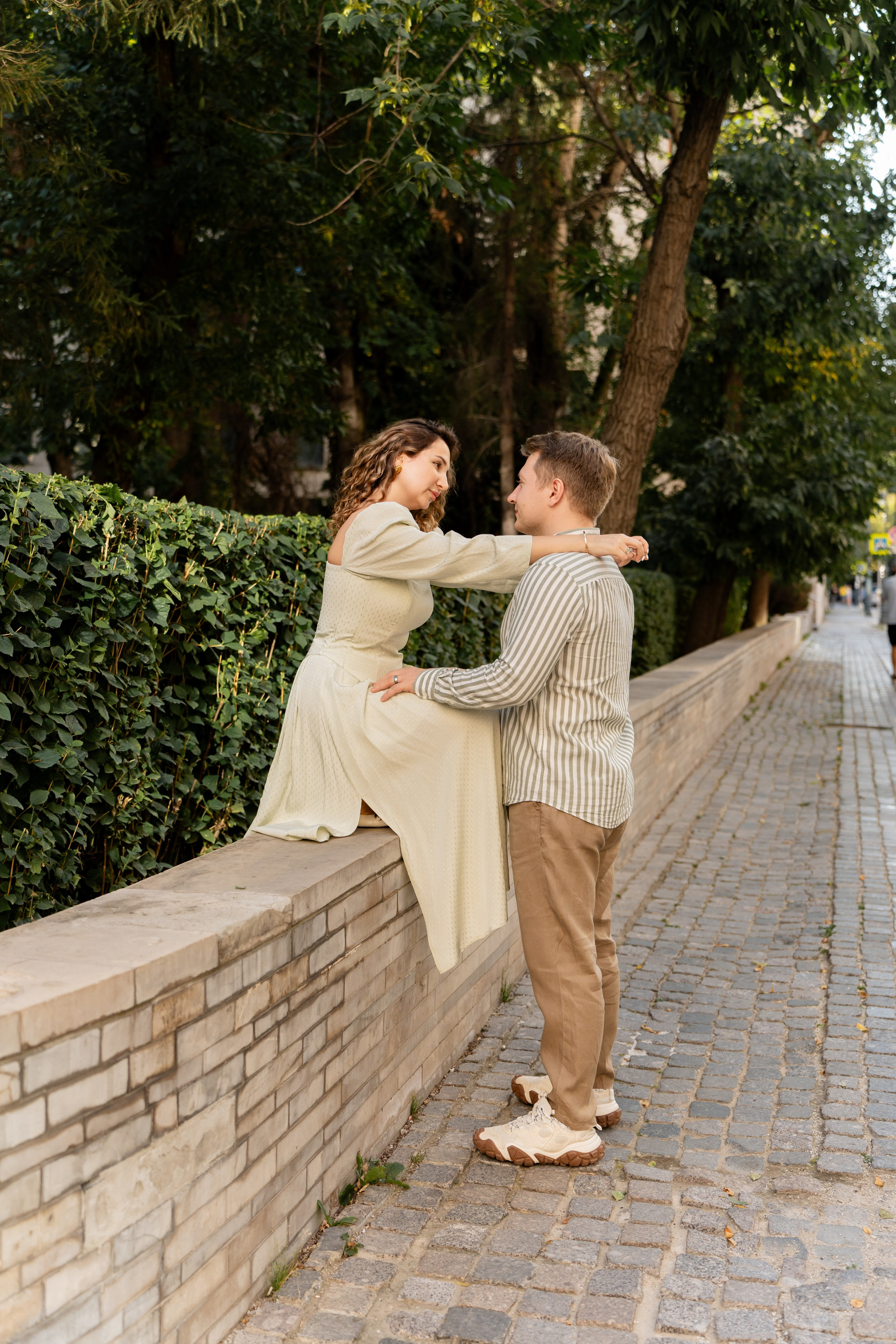 Красивая Love story на улице. Фотограф Москва