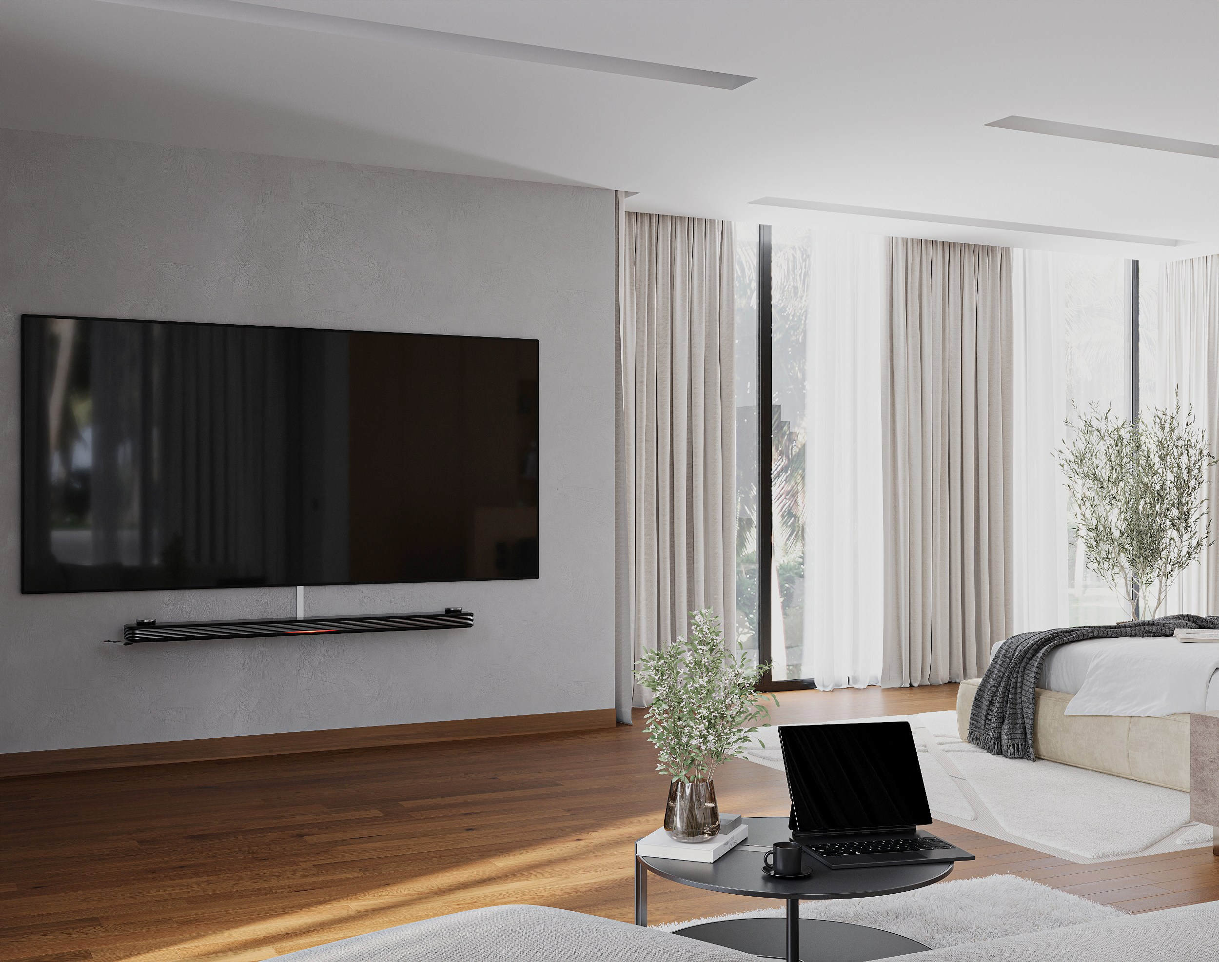 Вилла / Мастер-спальня. Kindhard-design