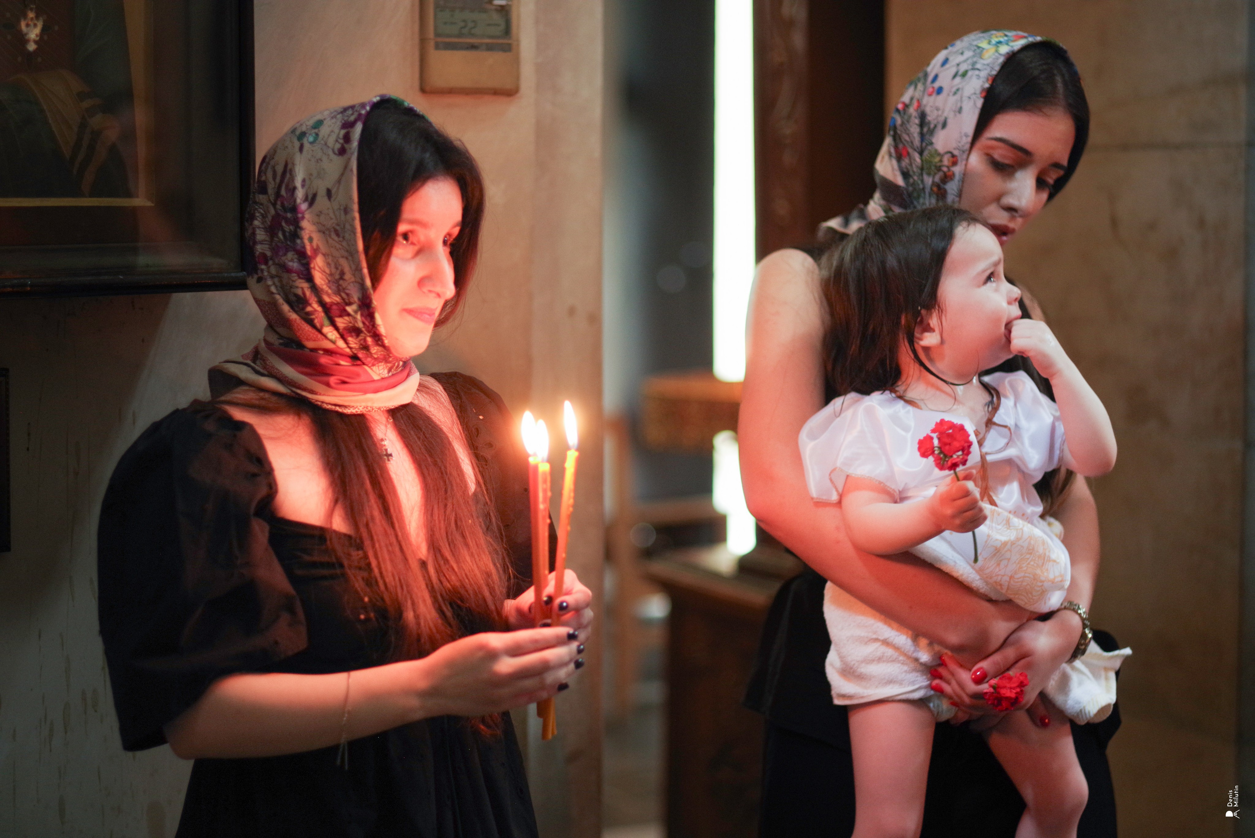 Крещение Сенаки. Портретный фотограф Денис Милютин