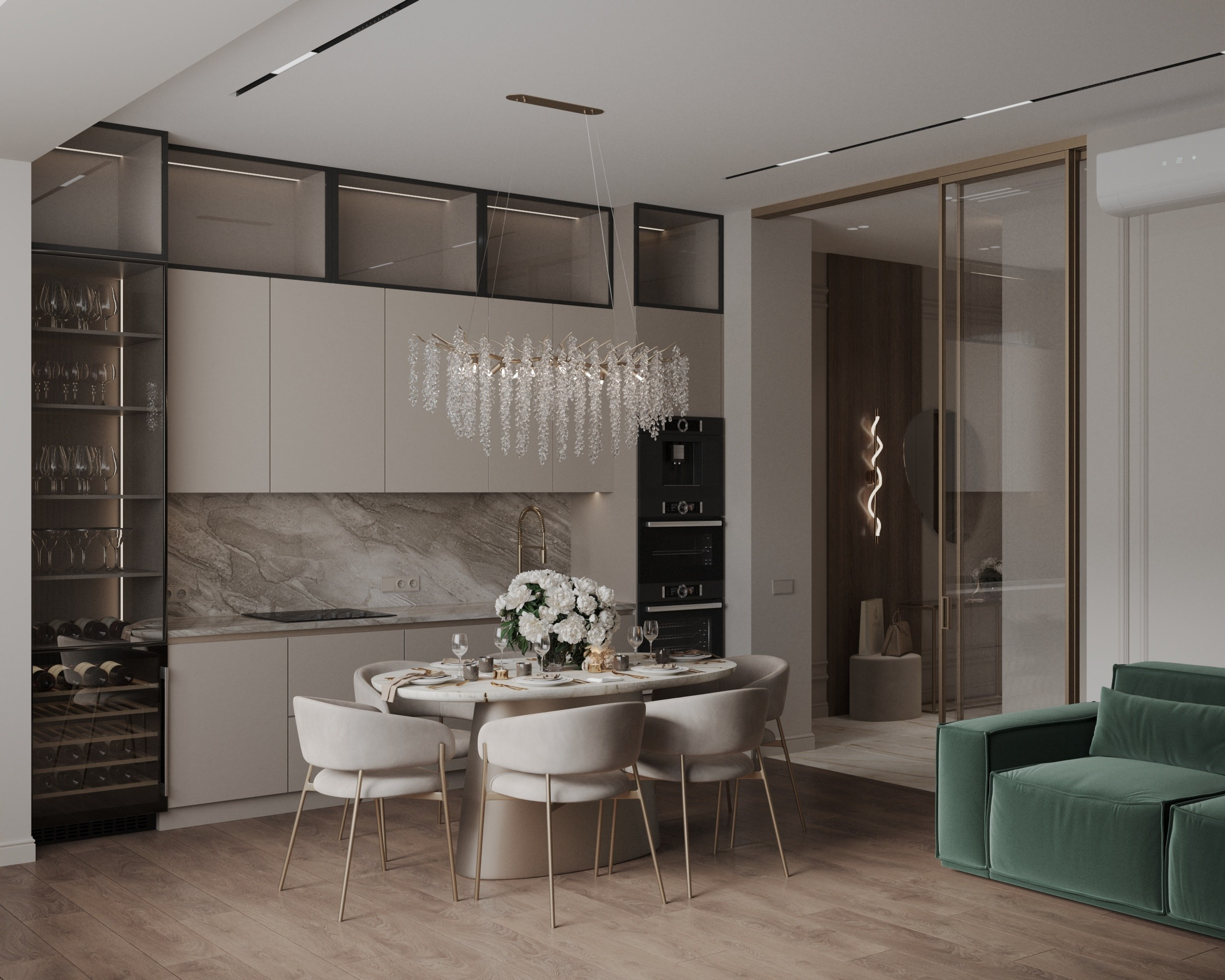 Дизайн-проект ЖК Foriver г. Москва. Дизайн интерьеров, 3D визуализации