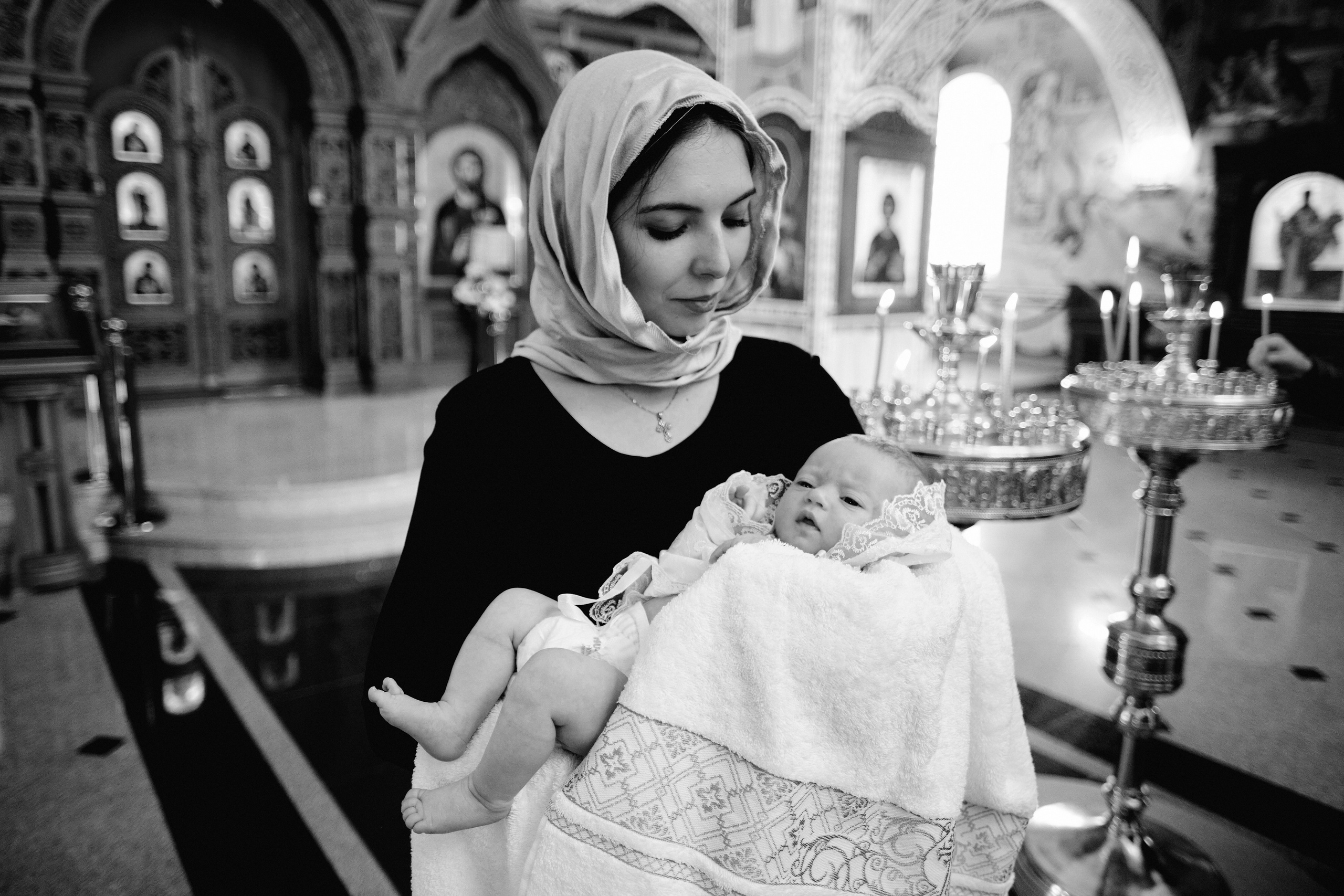 Крещение маленькой малышки. Фотограф в Анапе и Краснодаре Тина