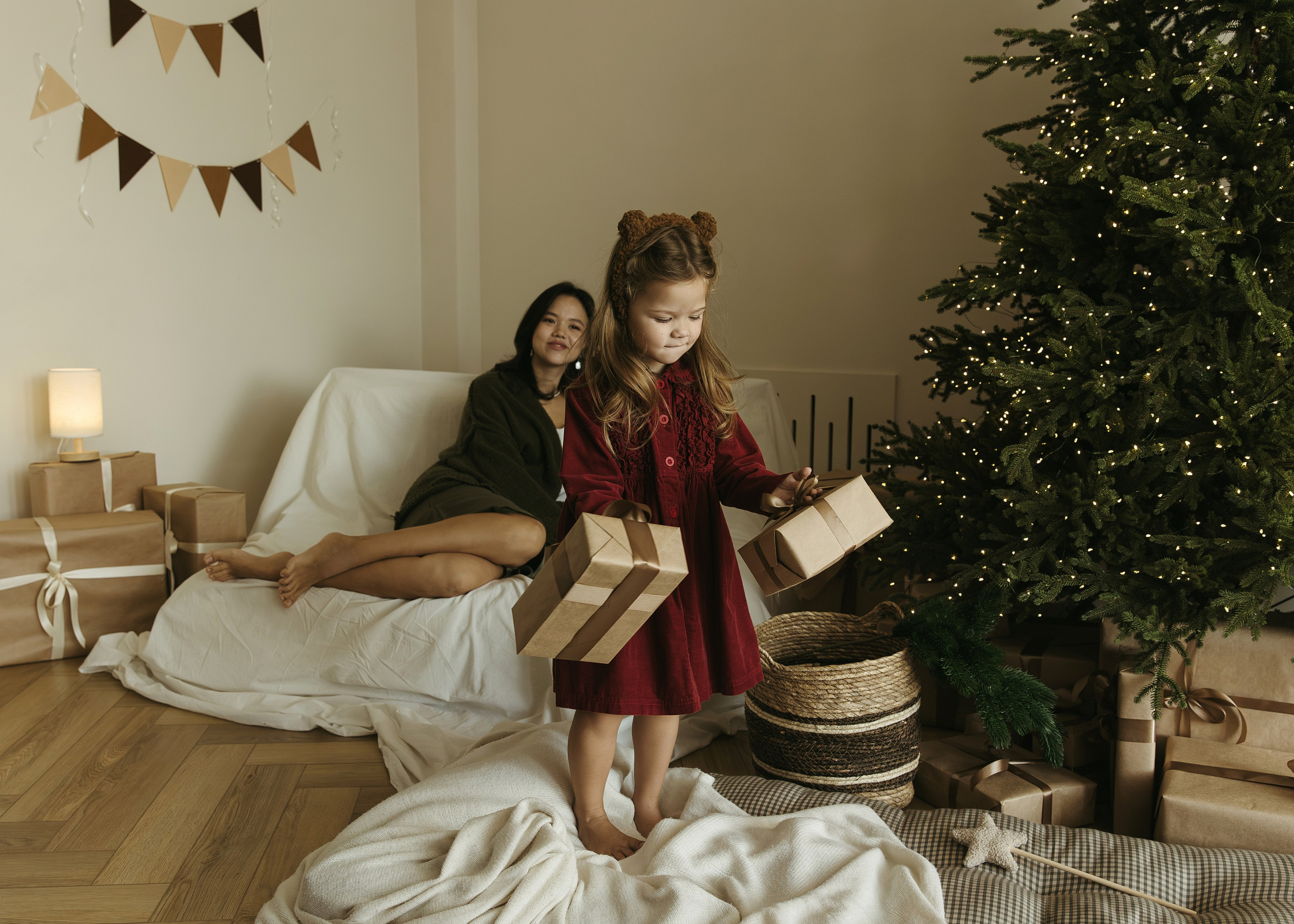 Мама и дочь Новогодняя история. Свадебный и семейный фотограф Владивосток — Приморский край. Анастасия Щетинина