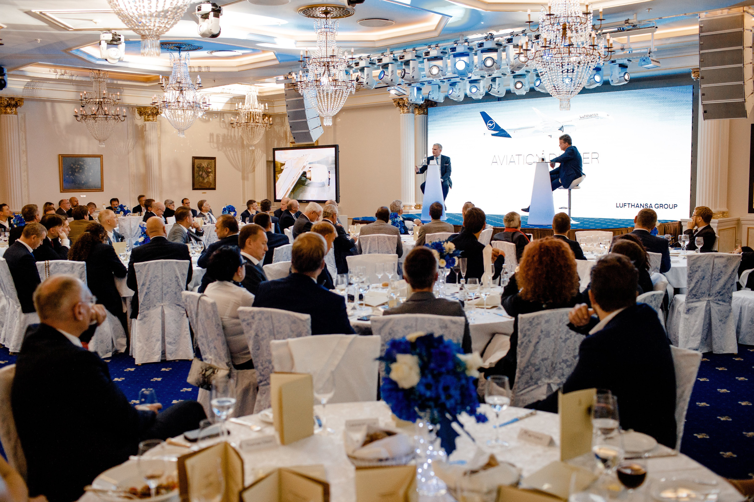 Корпоратив Lufthansa. Вова Петров