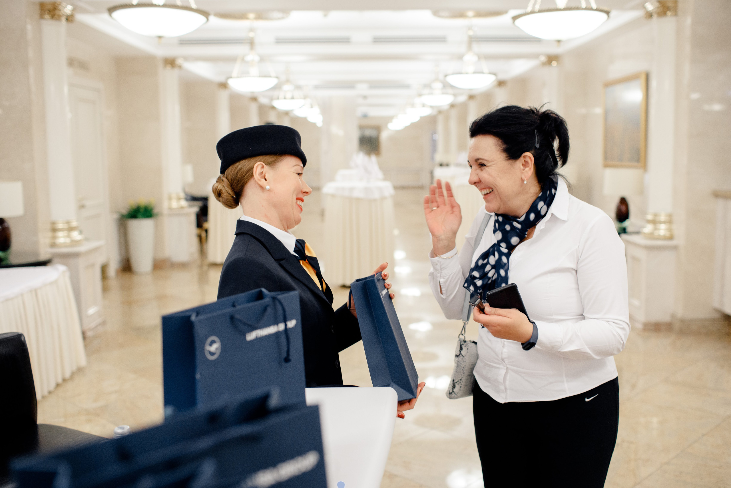 Корпоратив Lufthansa. Вова Петров