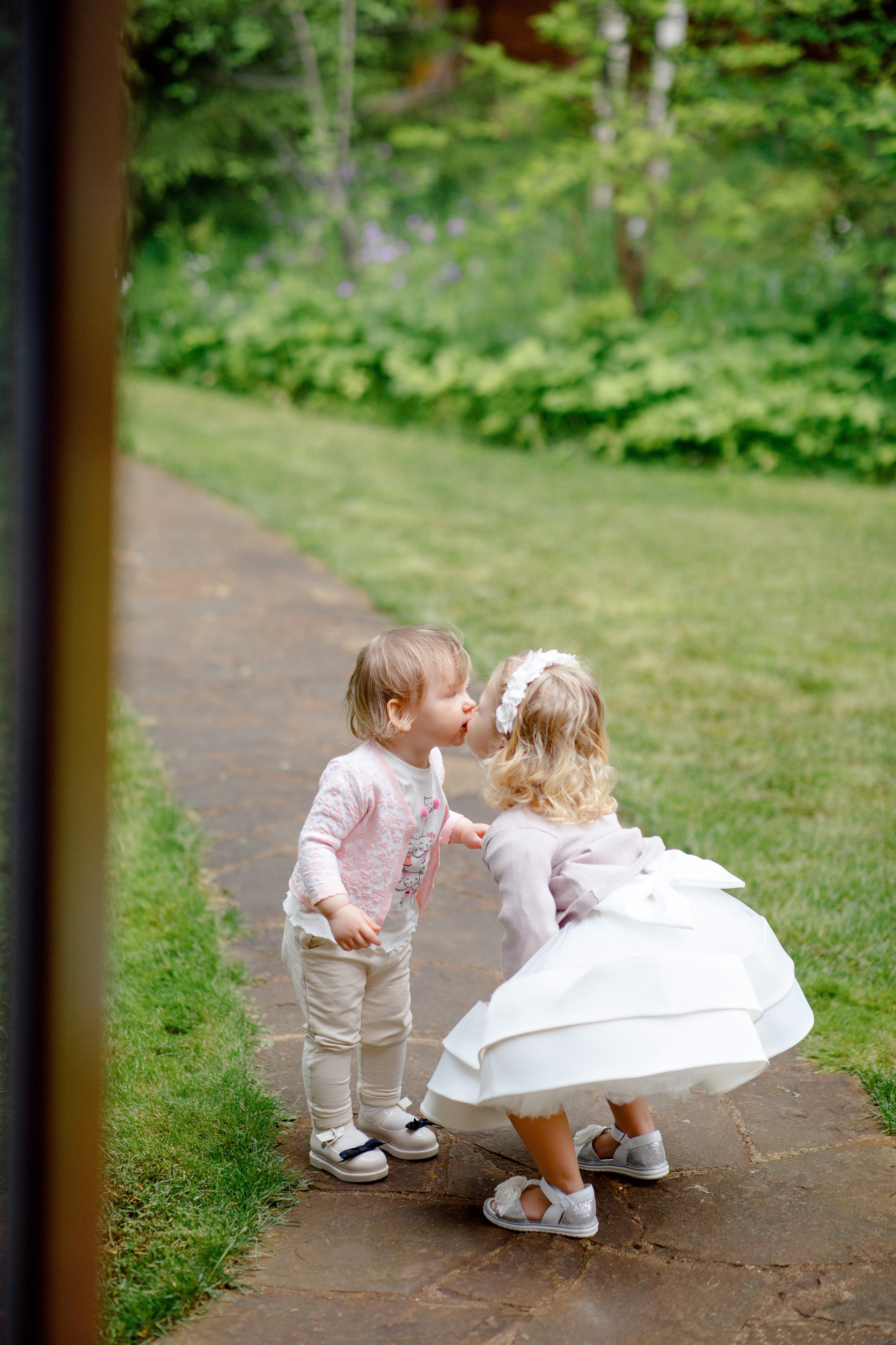 День рождения Устиньи (3 года). Вова Петров