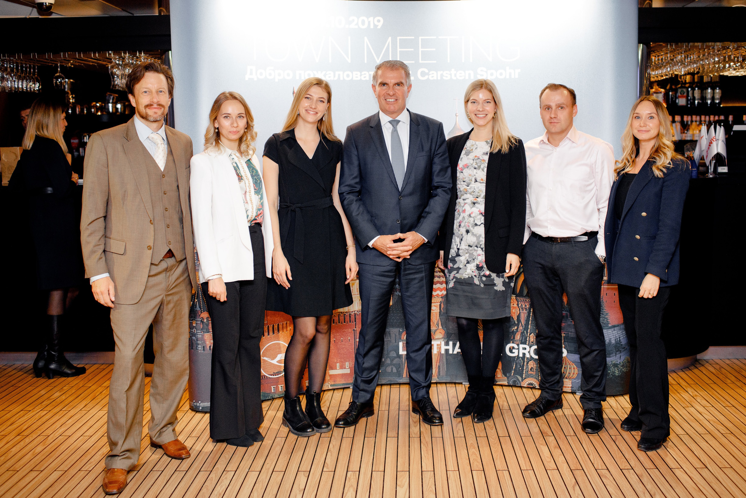 Корпоратив Lufthansa. Вова Петров