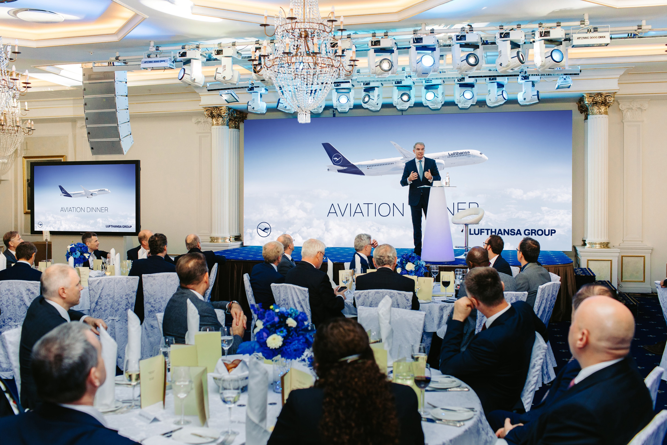 Корпоратив Lufthansa. Вова Петров