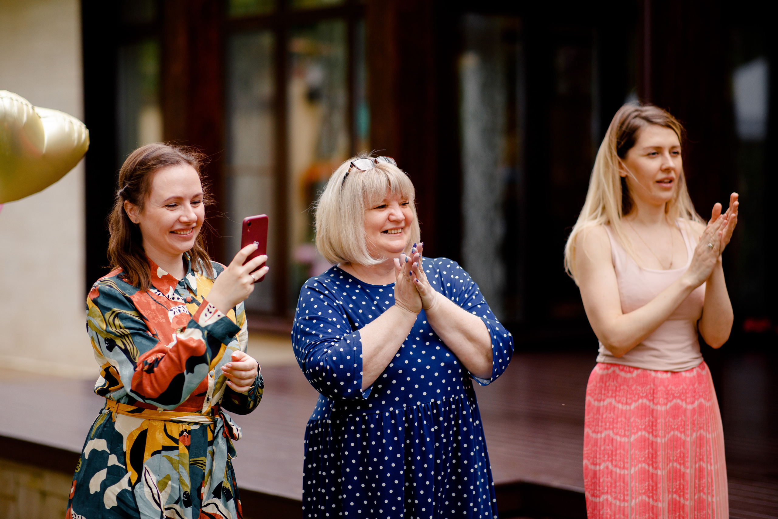 День рождения Устиньи (3 года). Вова Петров