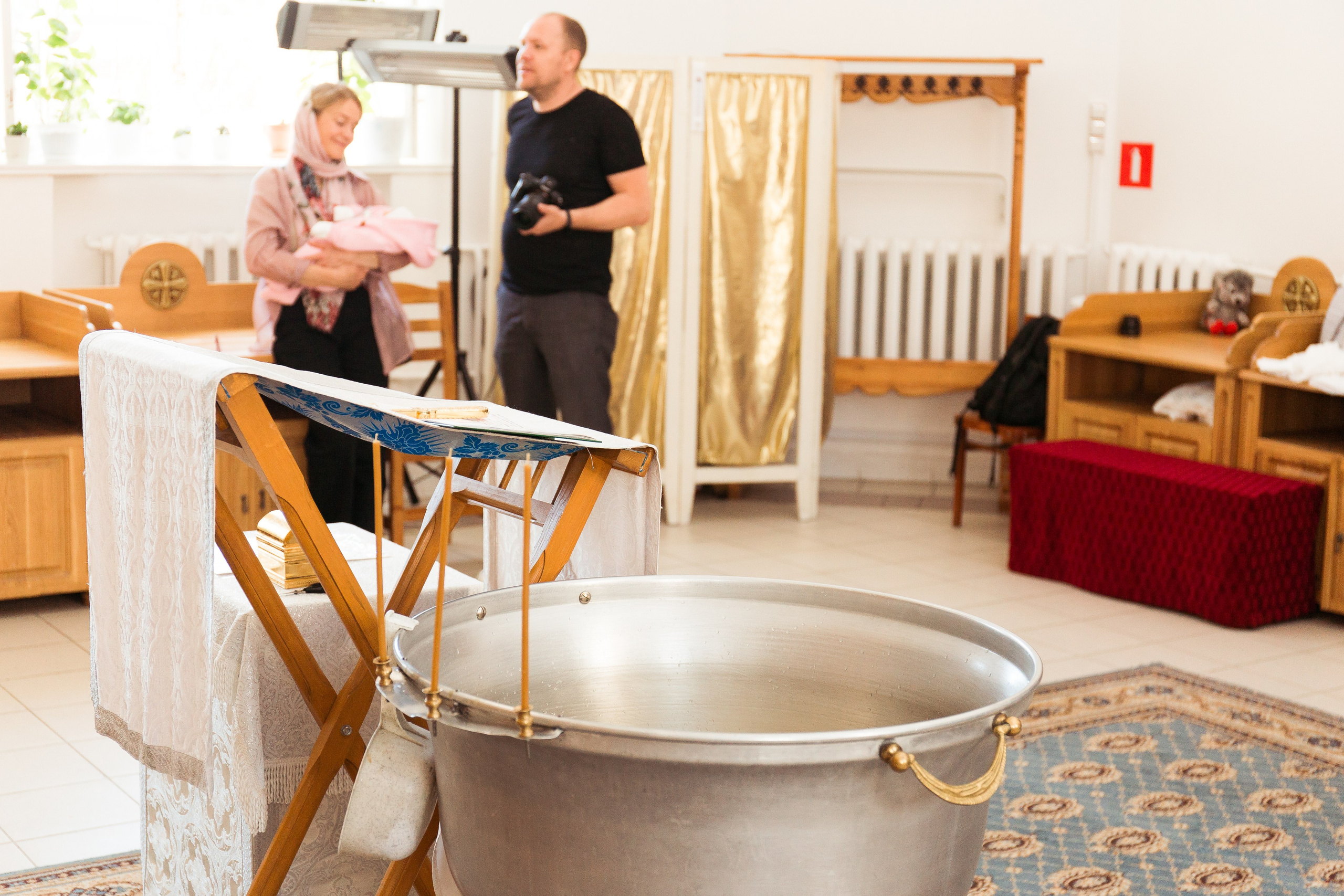 Крещение Ульяны. Успенская церковь. Фотограф новорожденных и детский в Сергиевом Посаде Кругликова Юлия