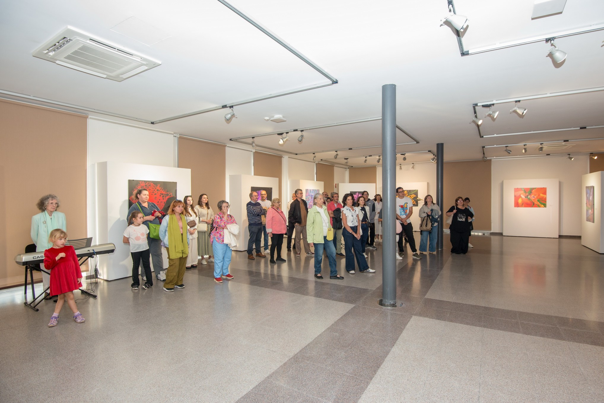 Abstract Art Exhibition. Photographer Aleksandr Rybintsev