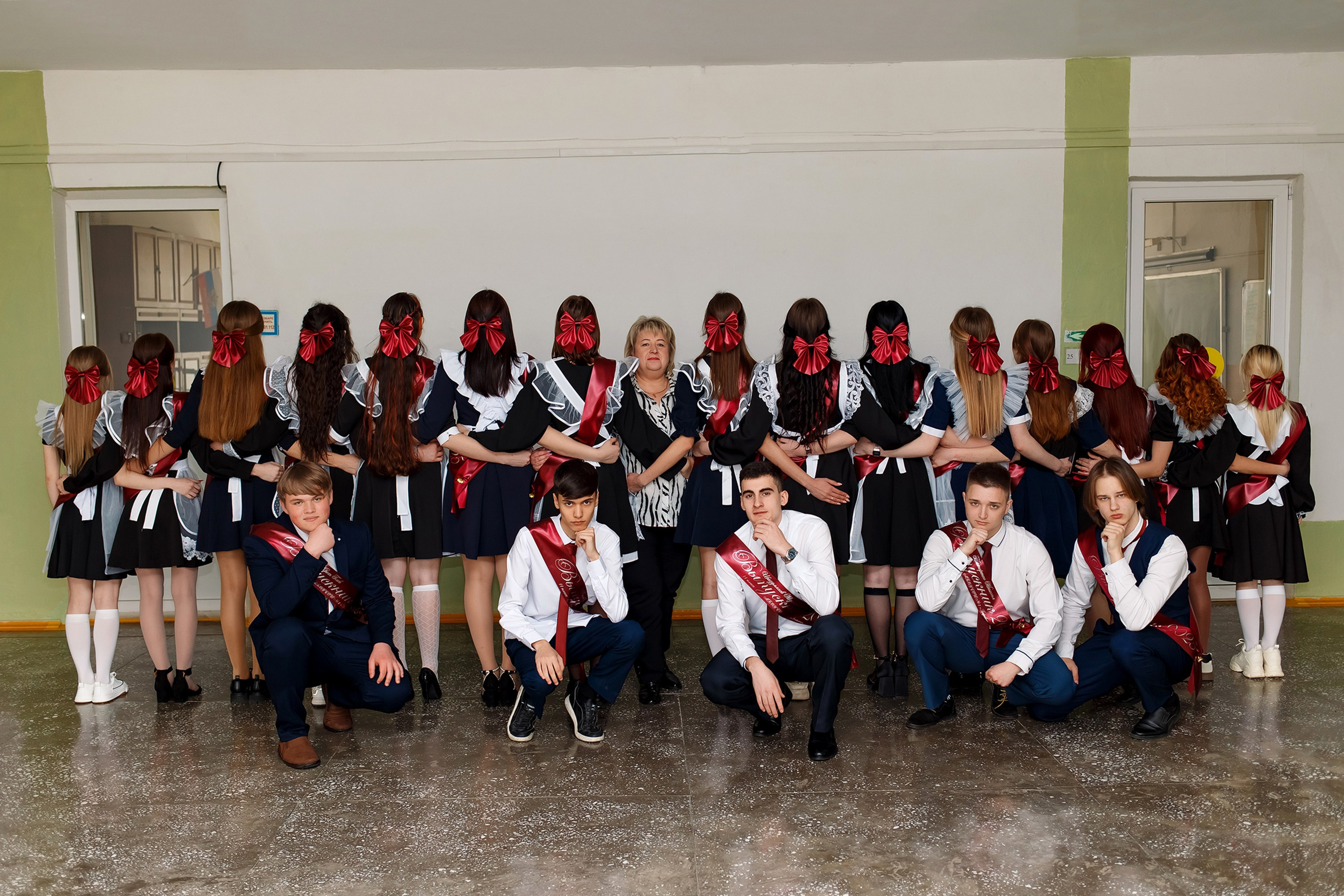 11 класс с. Барабаш. Фотограф Любовь Корниенко, Примоский край