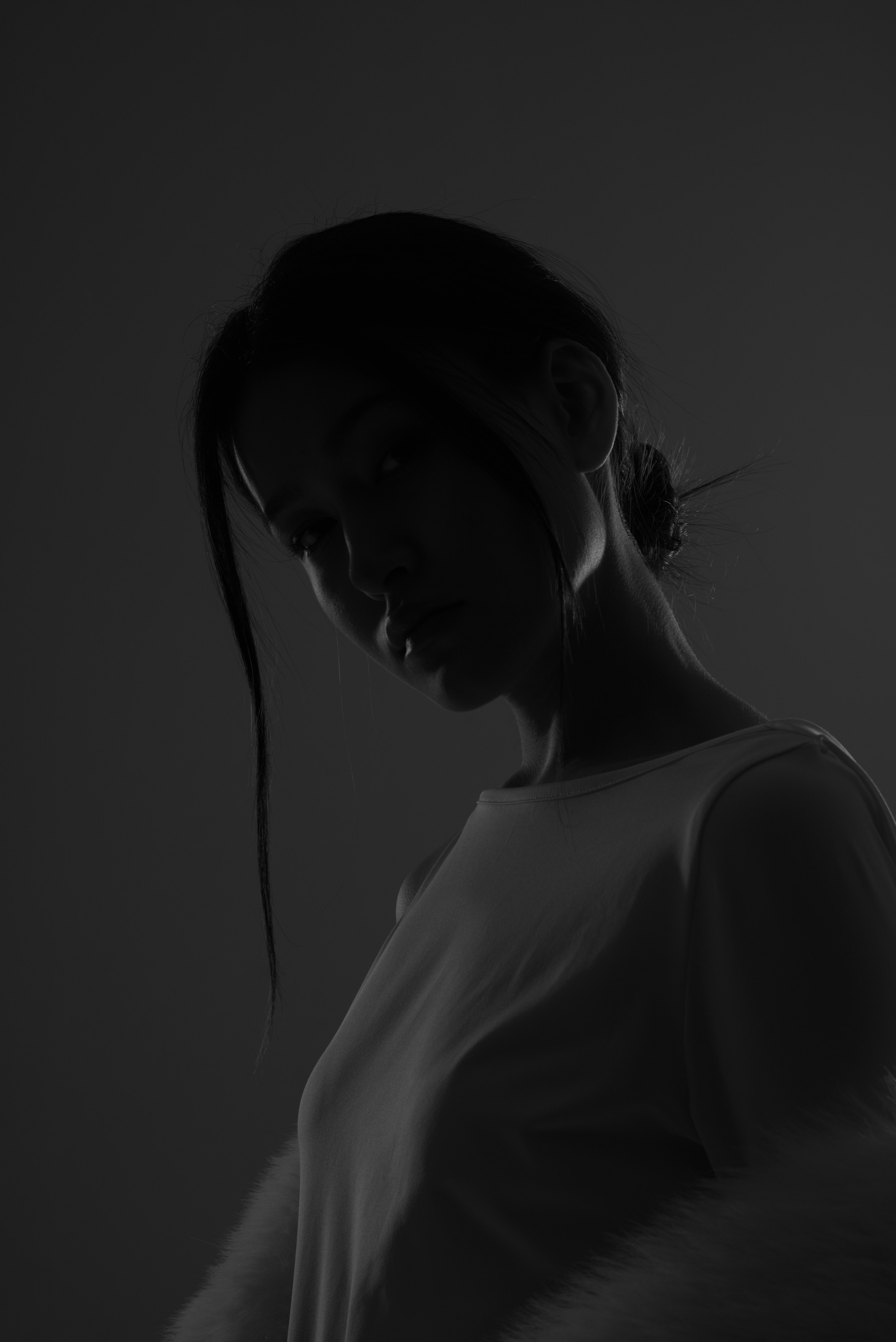 Силуэт чб с постоянным светом. Мир глазами Саши Д