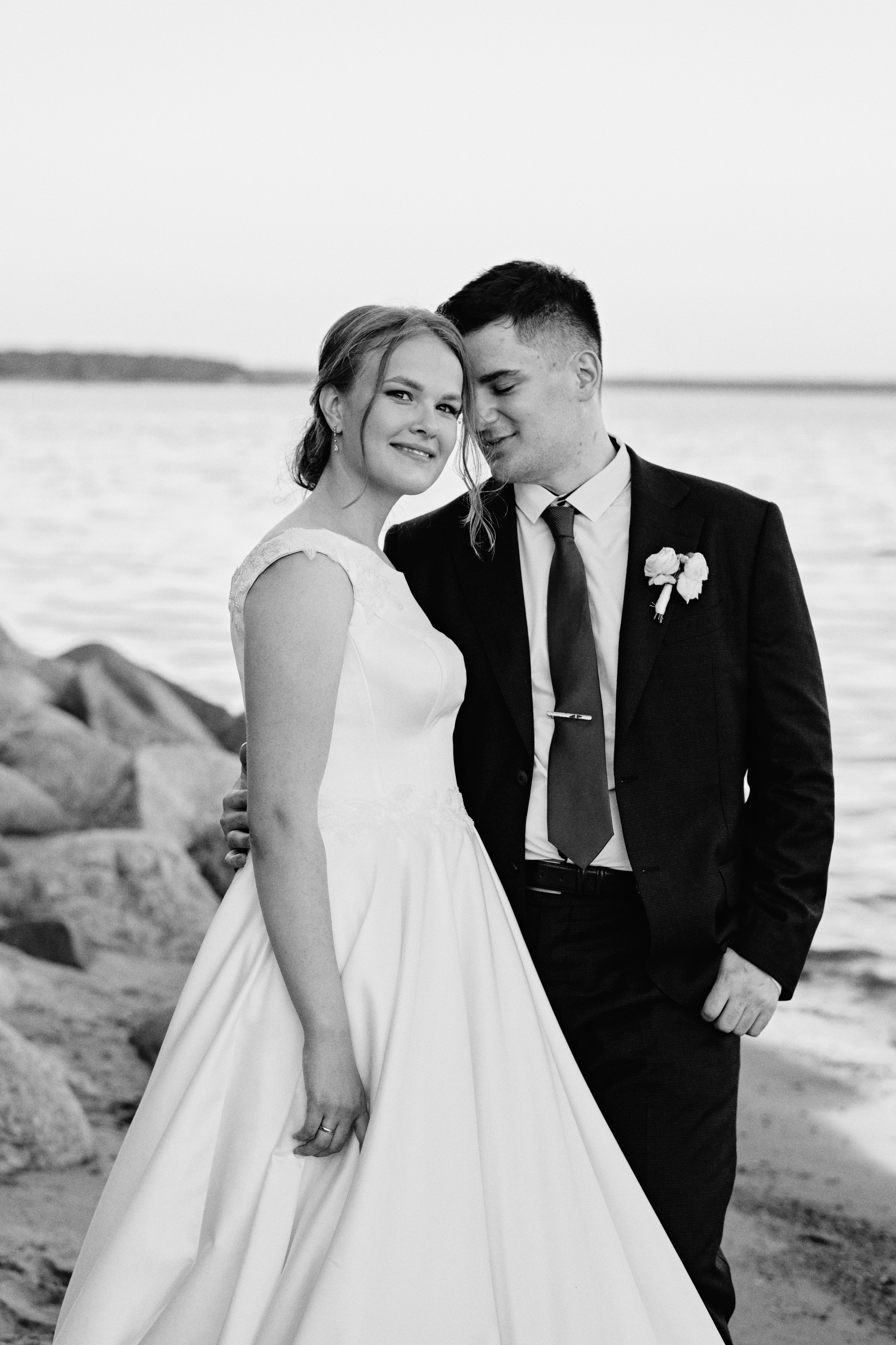 Свадебная фотосессия на заливе в Санкт-Петербурге