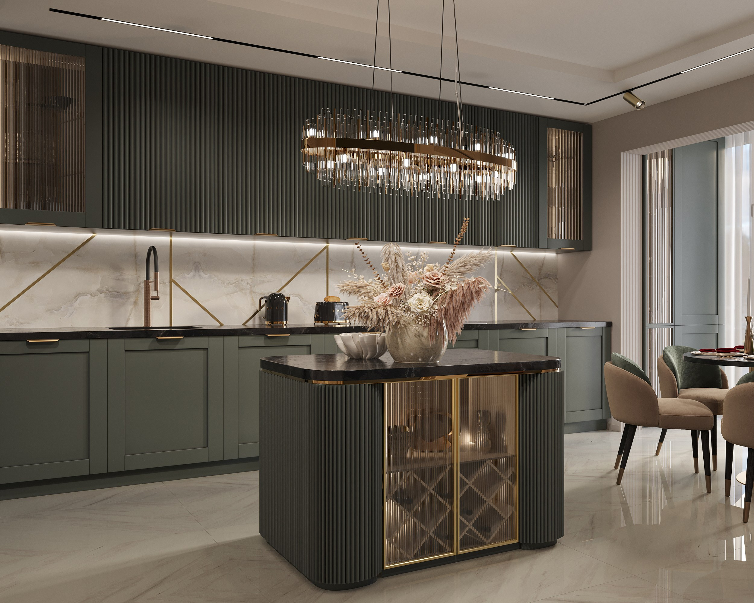 Кухня. Королёва Анастасия | 3D визуализатор