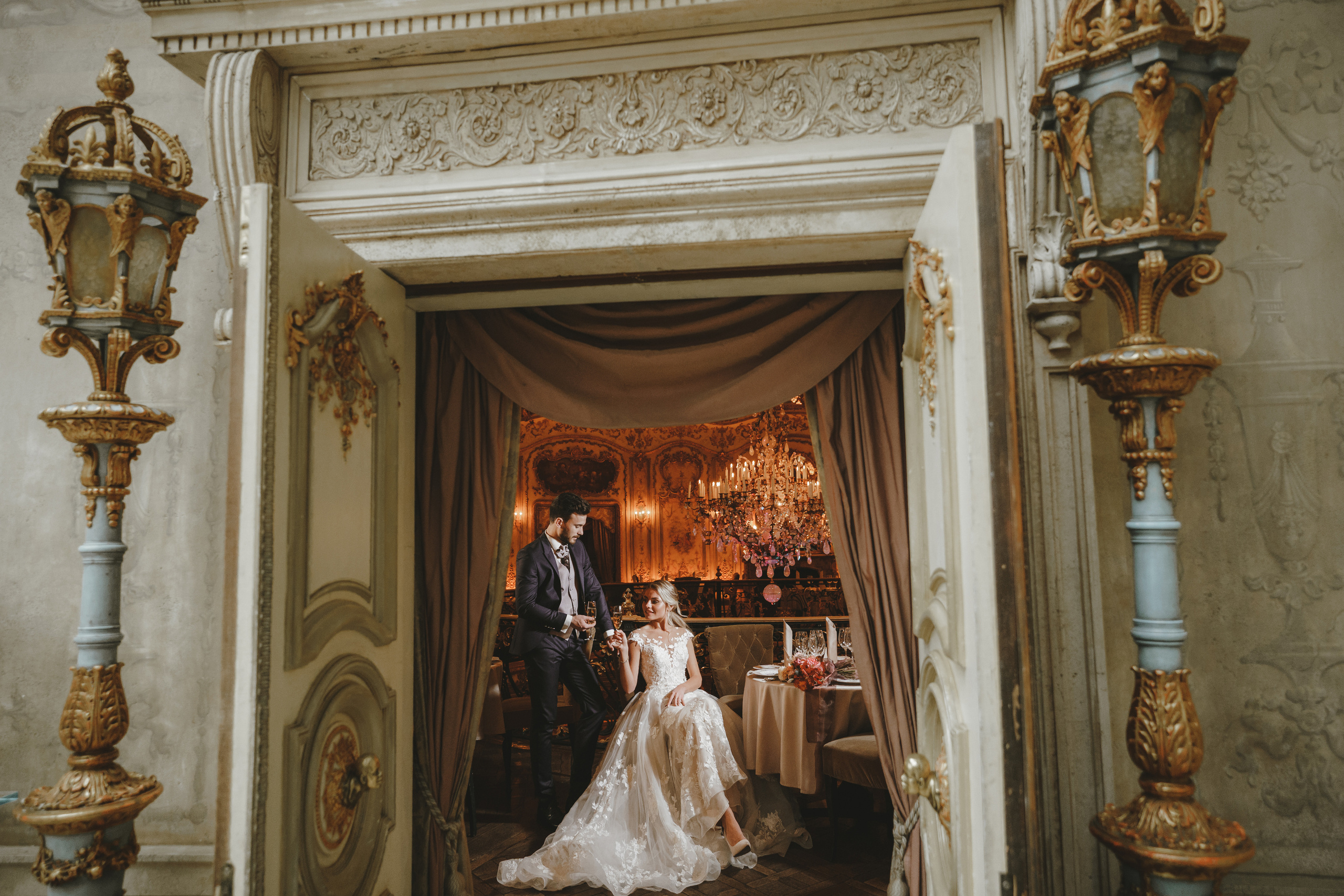 Свадебная фотосессия в Ресторане Турандот в Москве