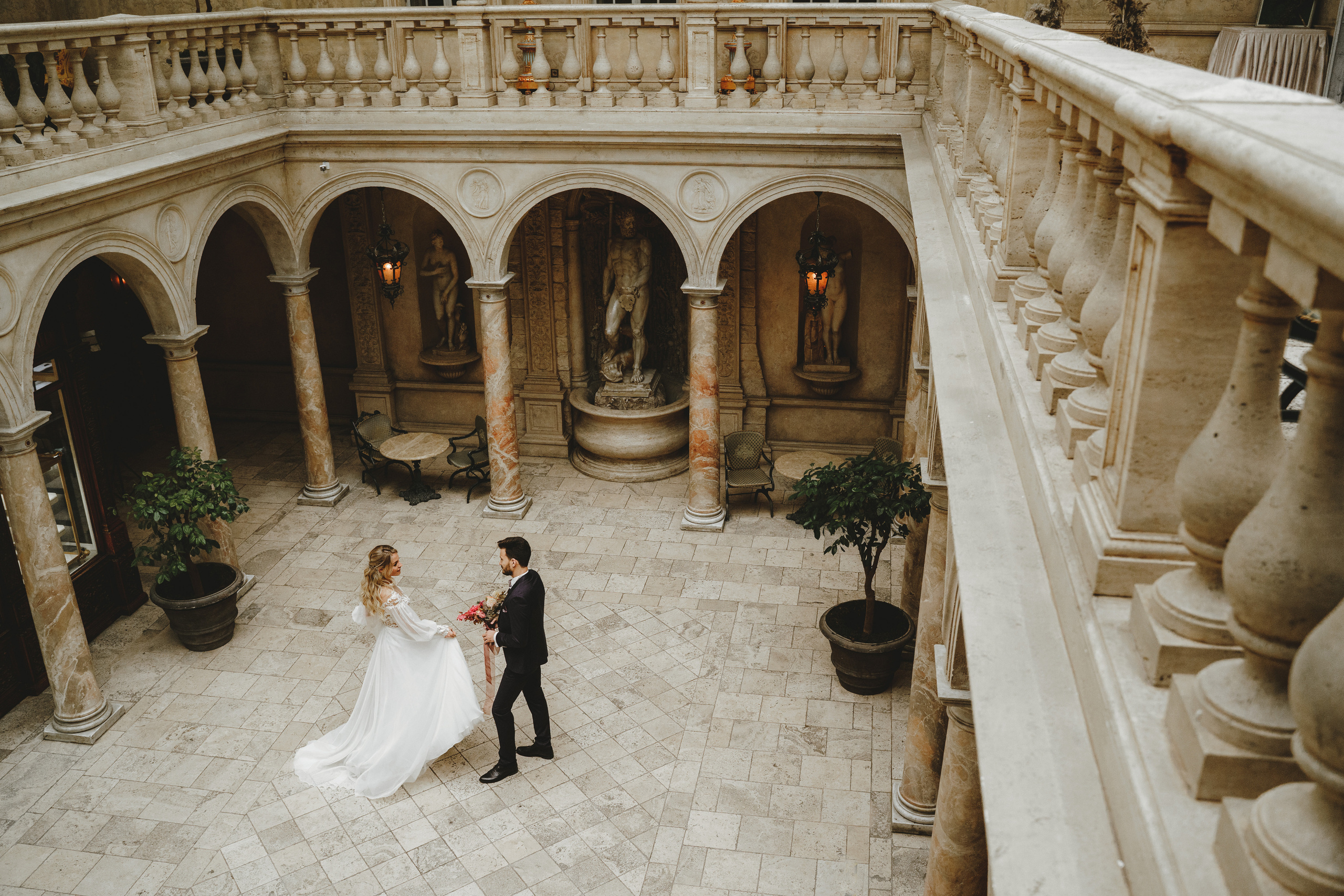 Свадебная фотосессия в Ресторане Турандот в Москве