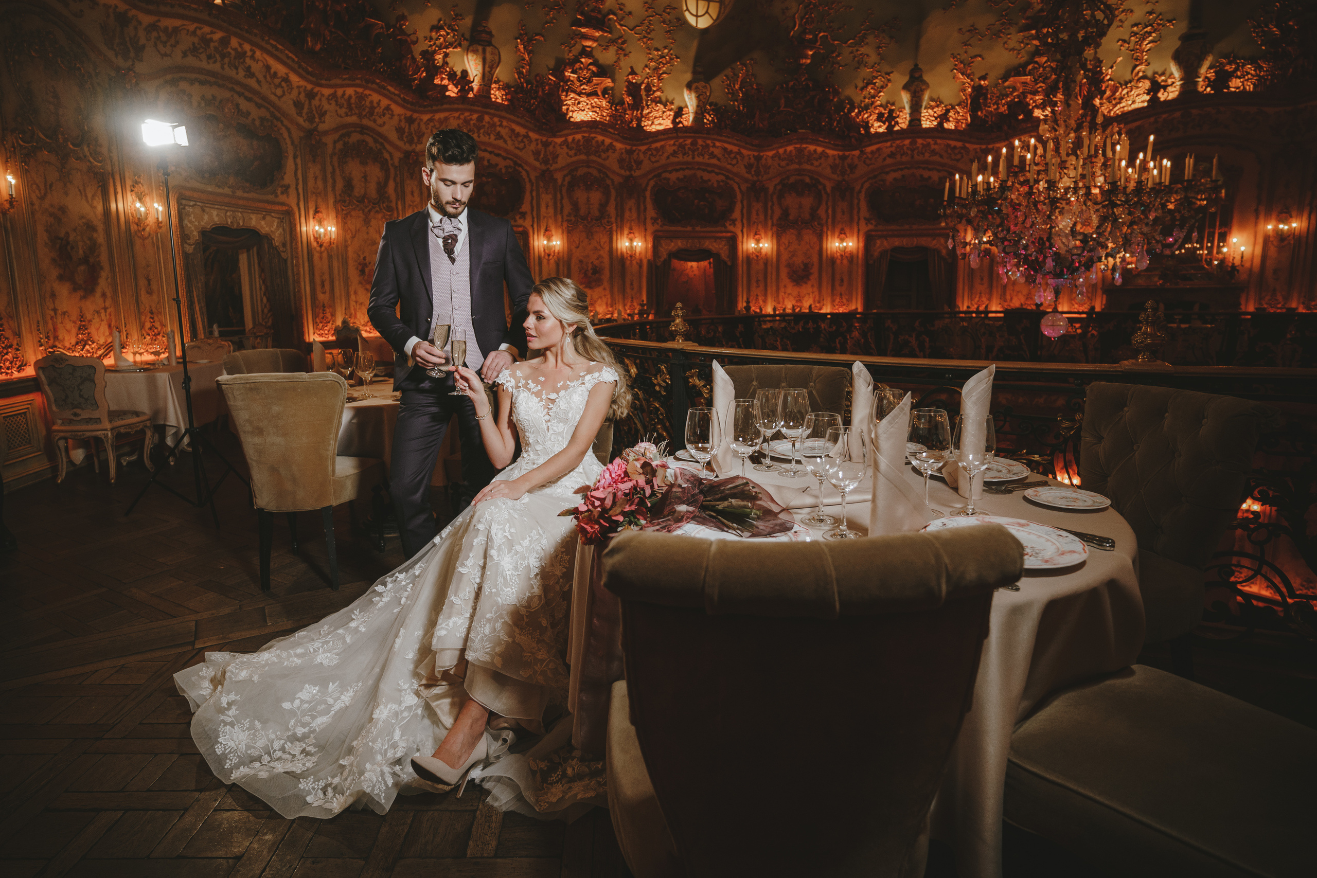 Свадебная фотосессия в Ресторане Турандот в Москве
