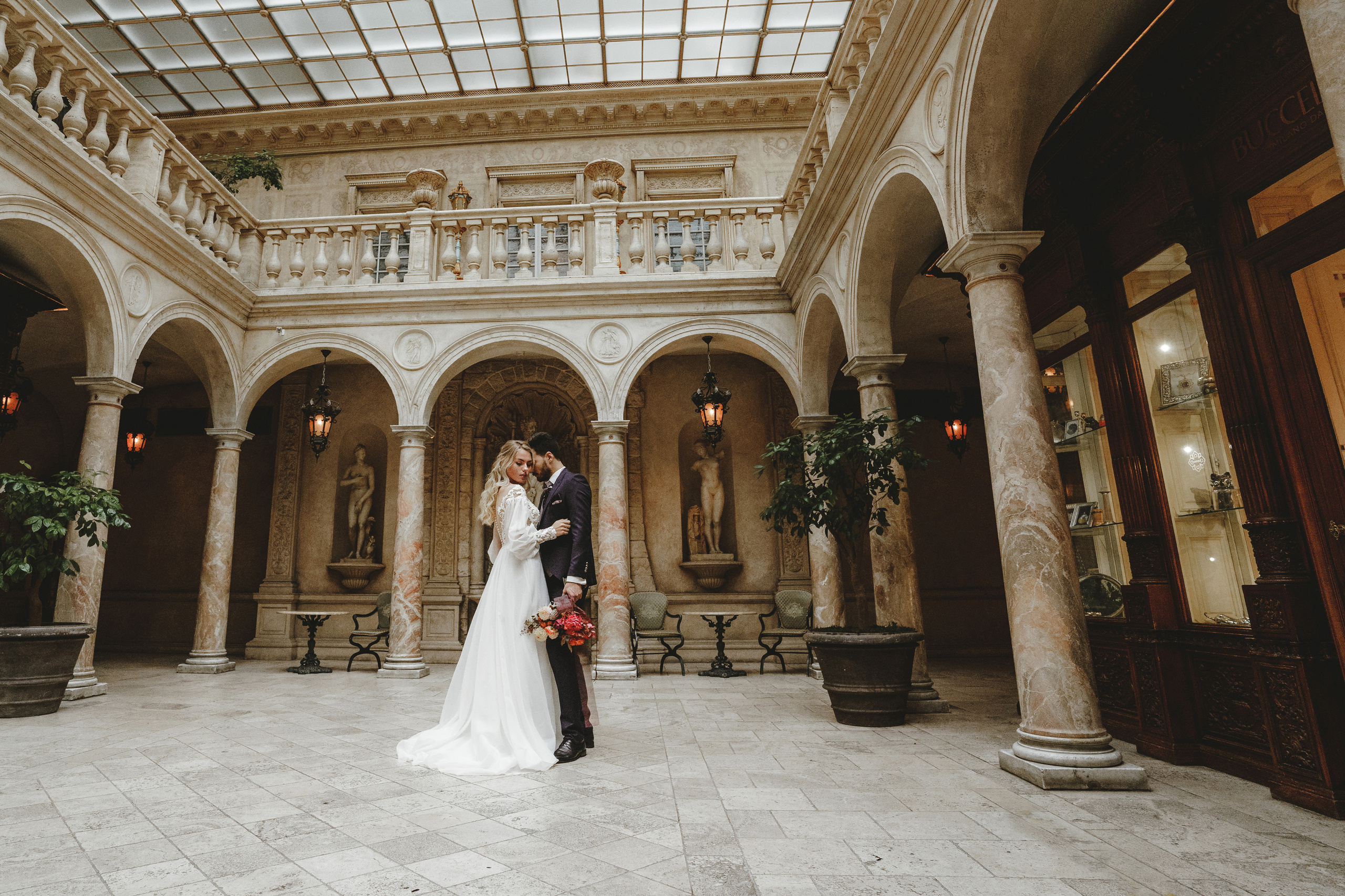 Свадебная фотосессия в Ресторане Турандот в Москве