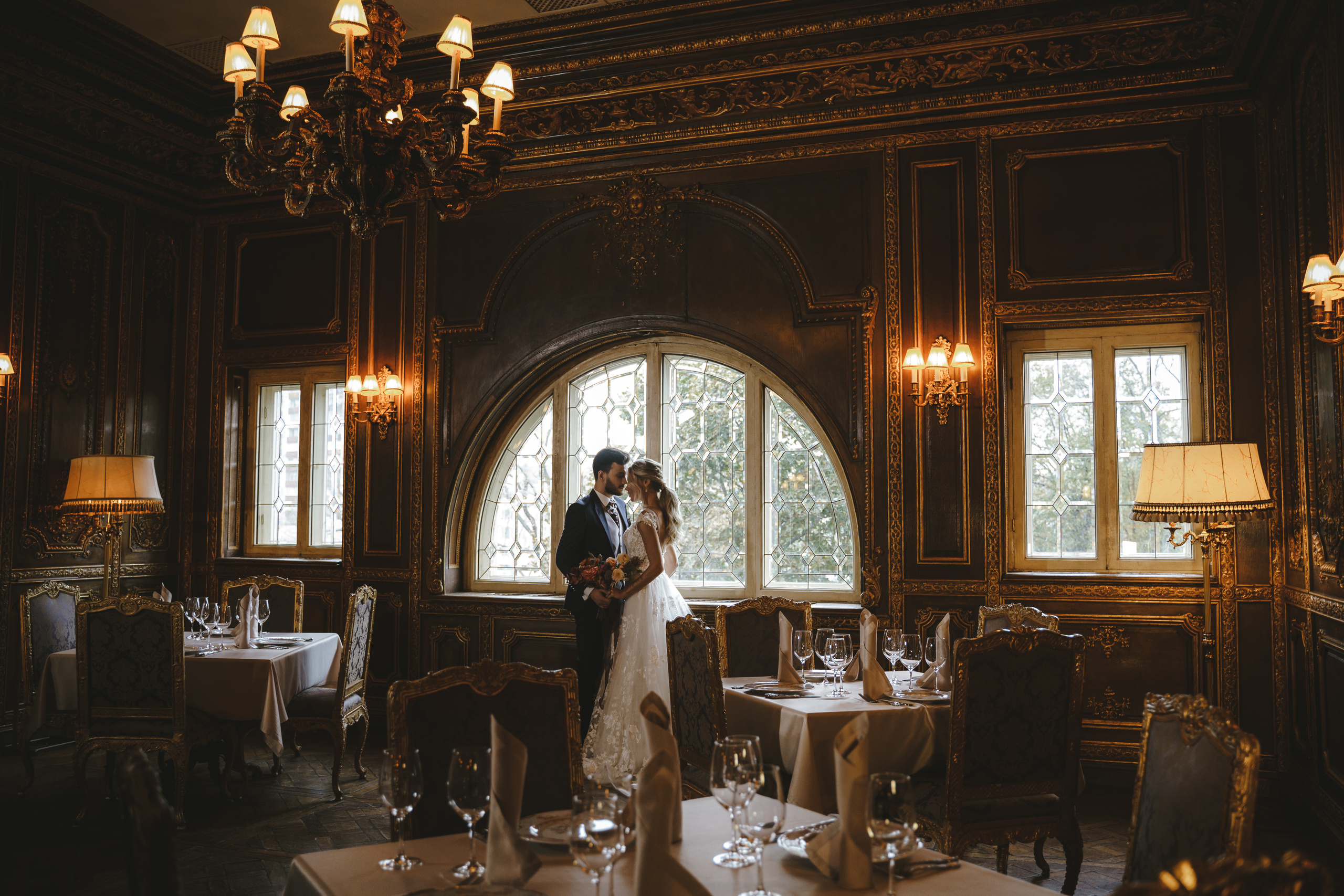 Свадебная фотосессия в Ресторане Турандот в Москве