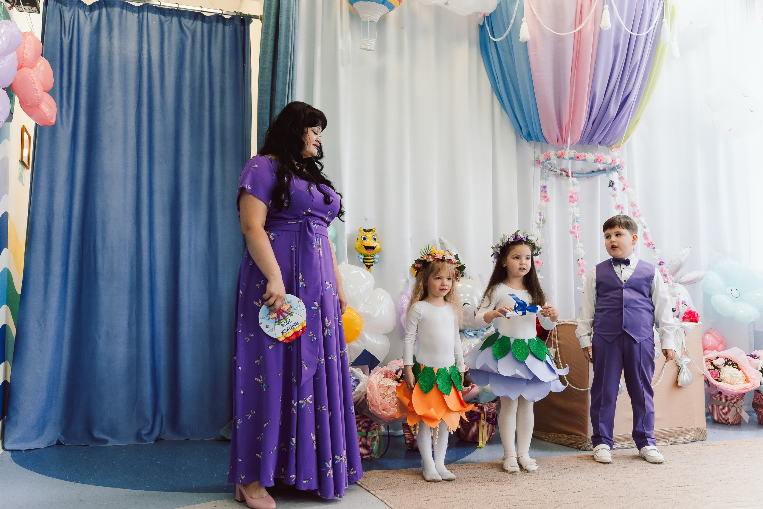 Пример фотосессии выпускного утренника в детском саду. Фотограф для семей и экспертов в г. Воронеж Ирина Круглова
