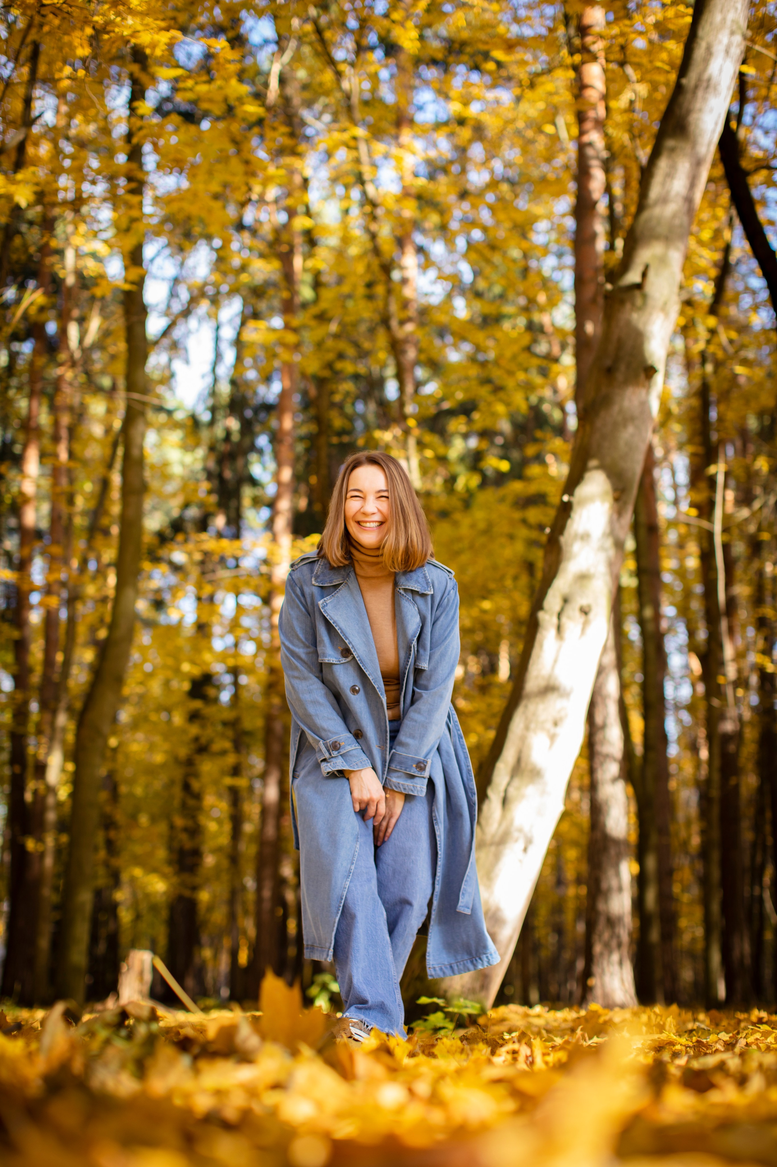 Елена и золотая осень. Фотограф Наталья Штукина