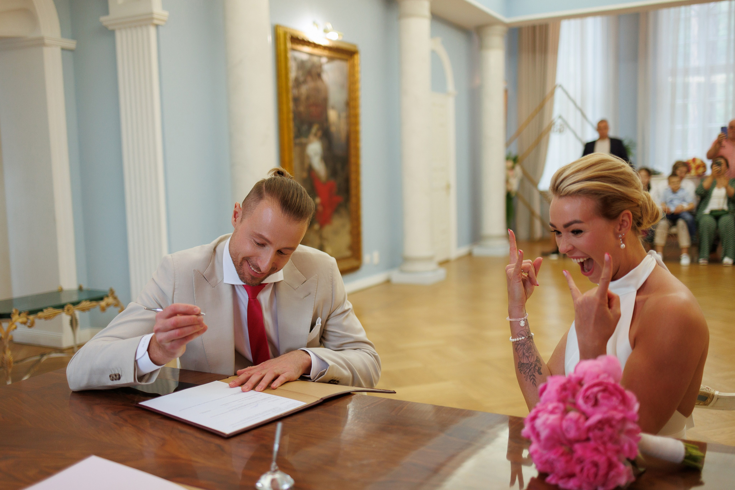 Розовая свадьба Женя и Олег. Марковкина КрисТина