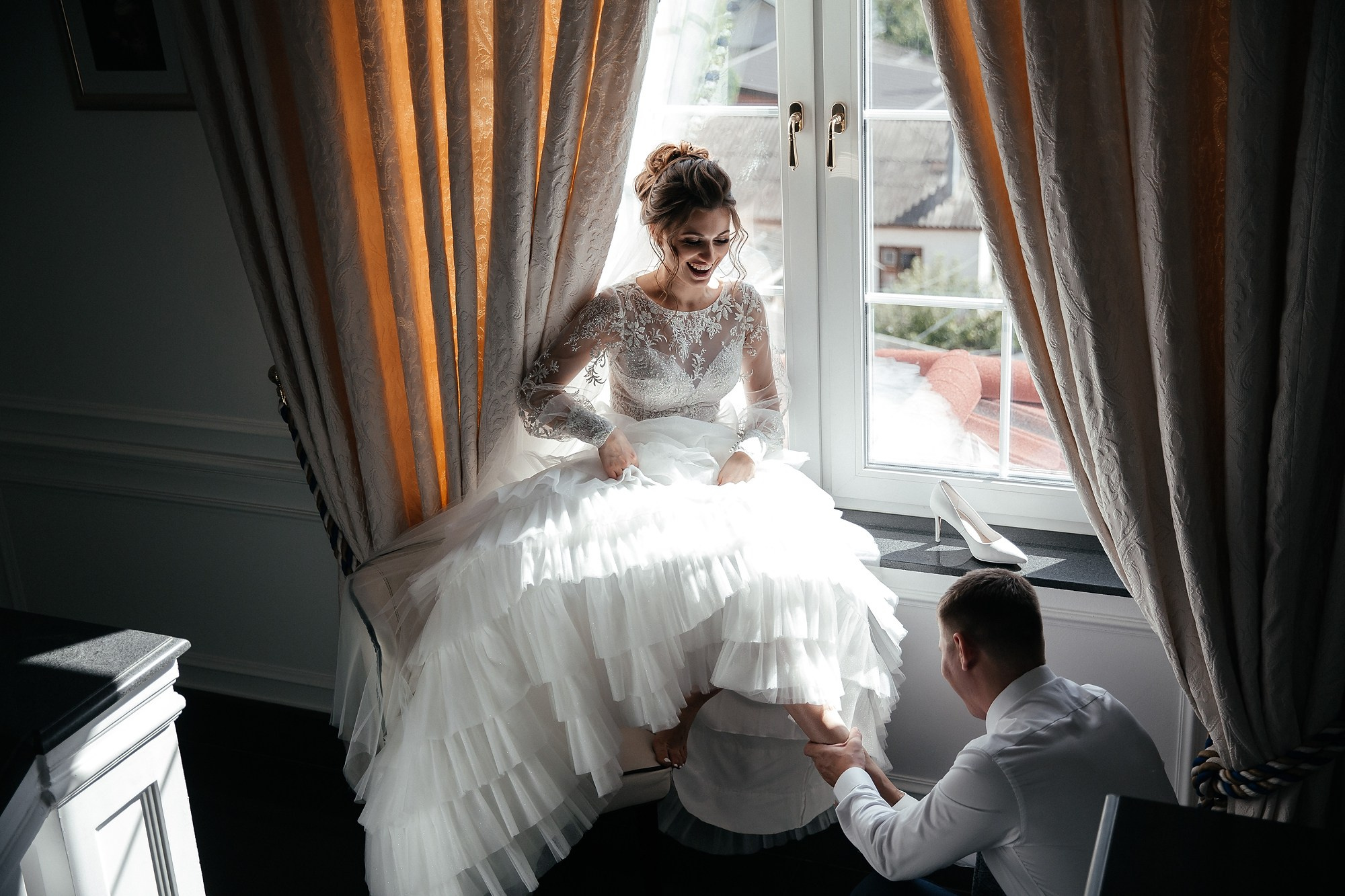 Свадебные сборы в Краснодаре с поездкой в Геленджик. Свадебный, репортажный фотограф Дмитрий Макарченко