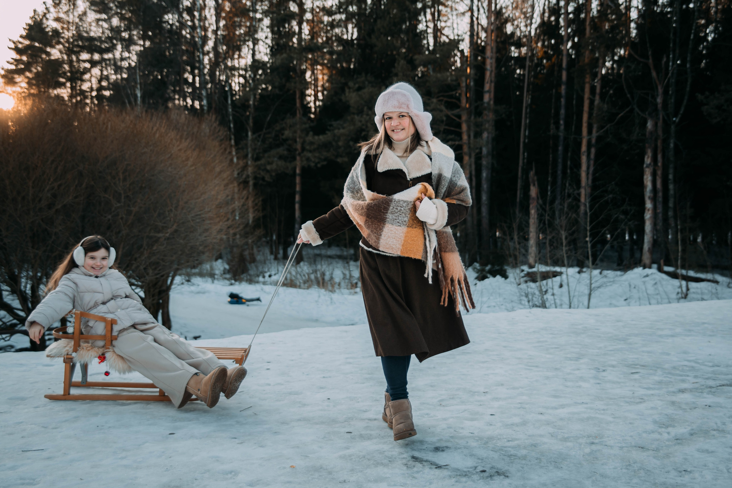 Зима. Леся Власова. Семейный Lifestyle фотограф в Москве
