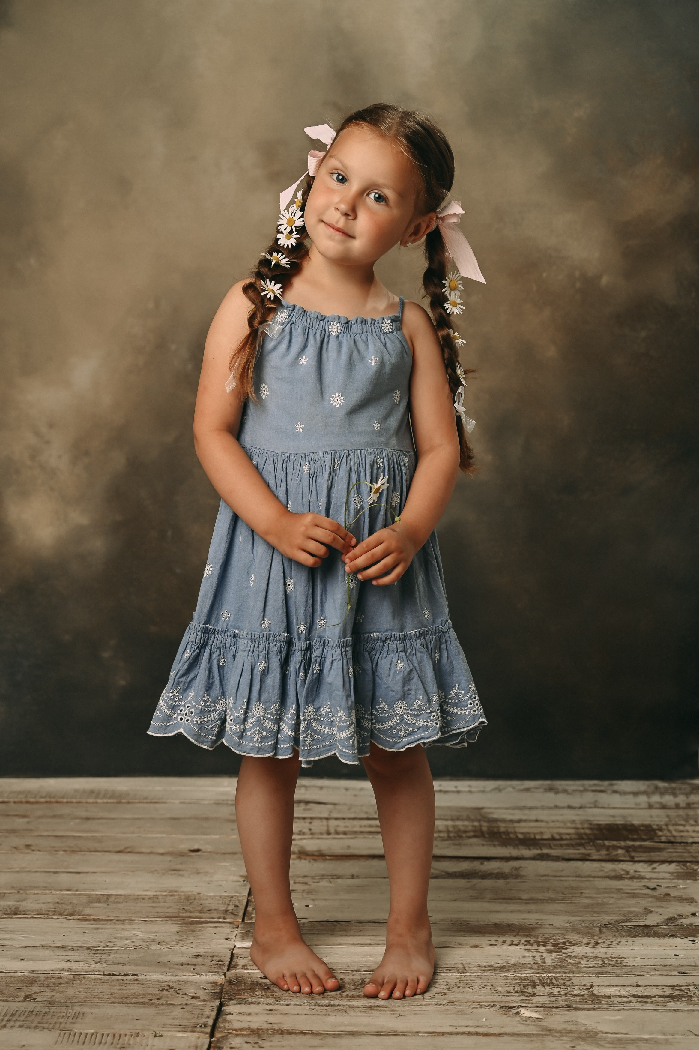 Портреты с цветами. Детский и семейный фотограф