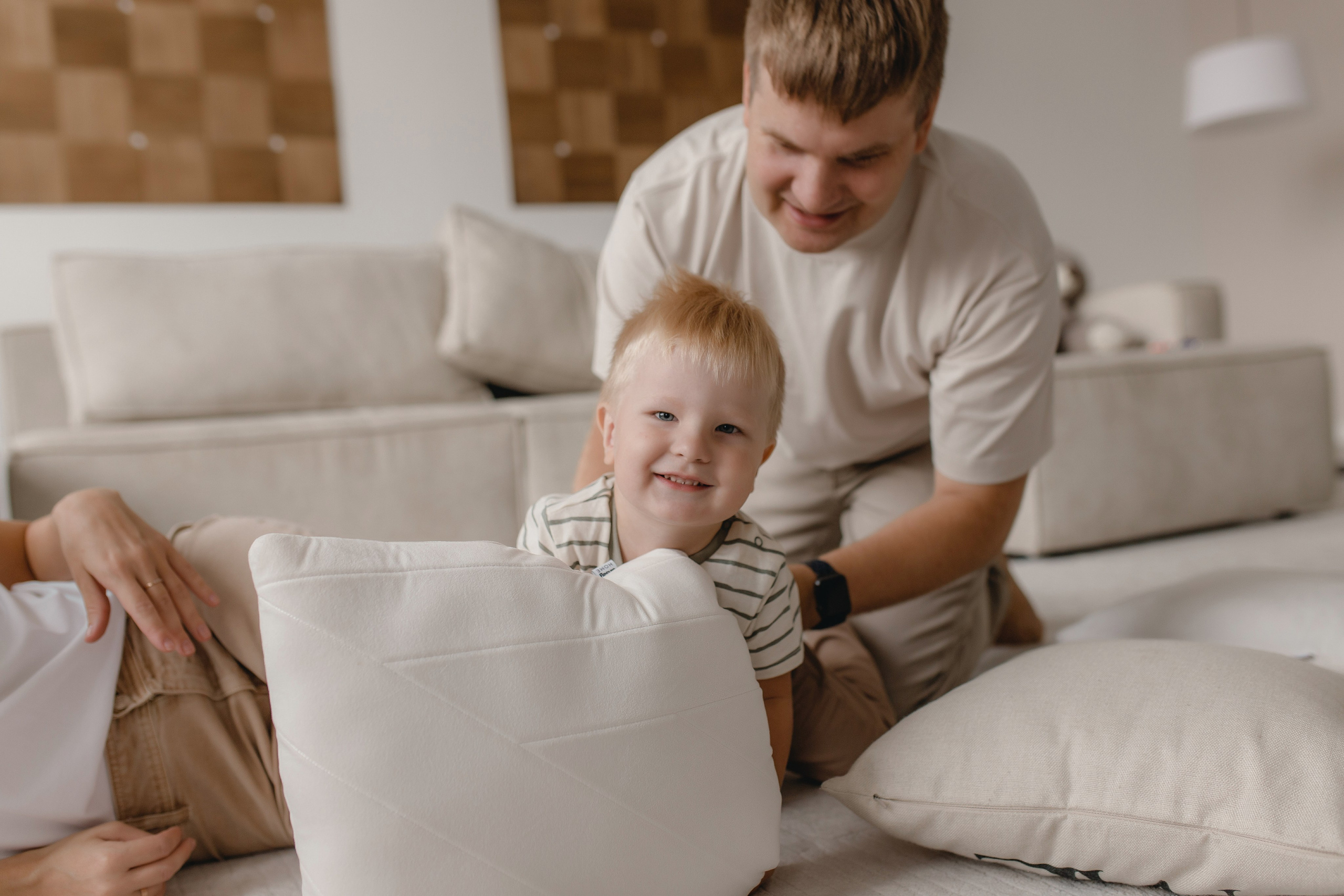 Саша, Оля и Арсений. Главная