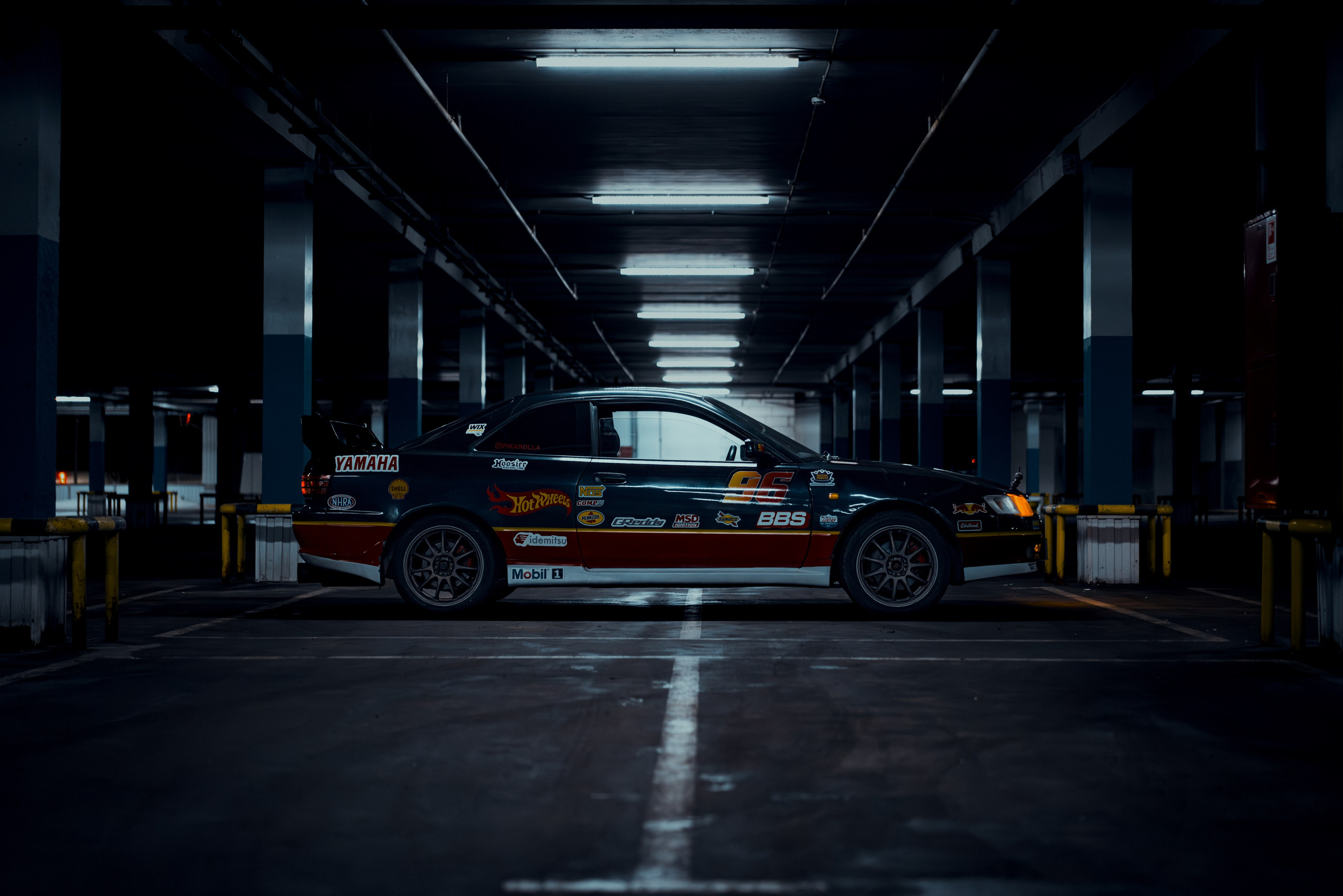 Pikarolla. Toyota Corolla Levin AE 111. Night Pokemon