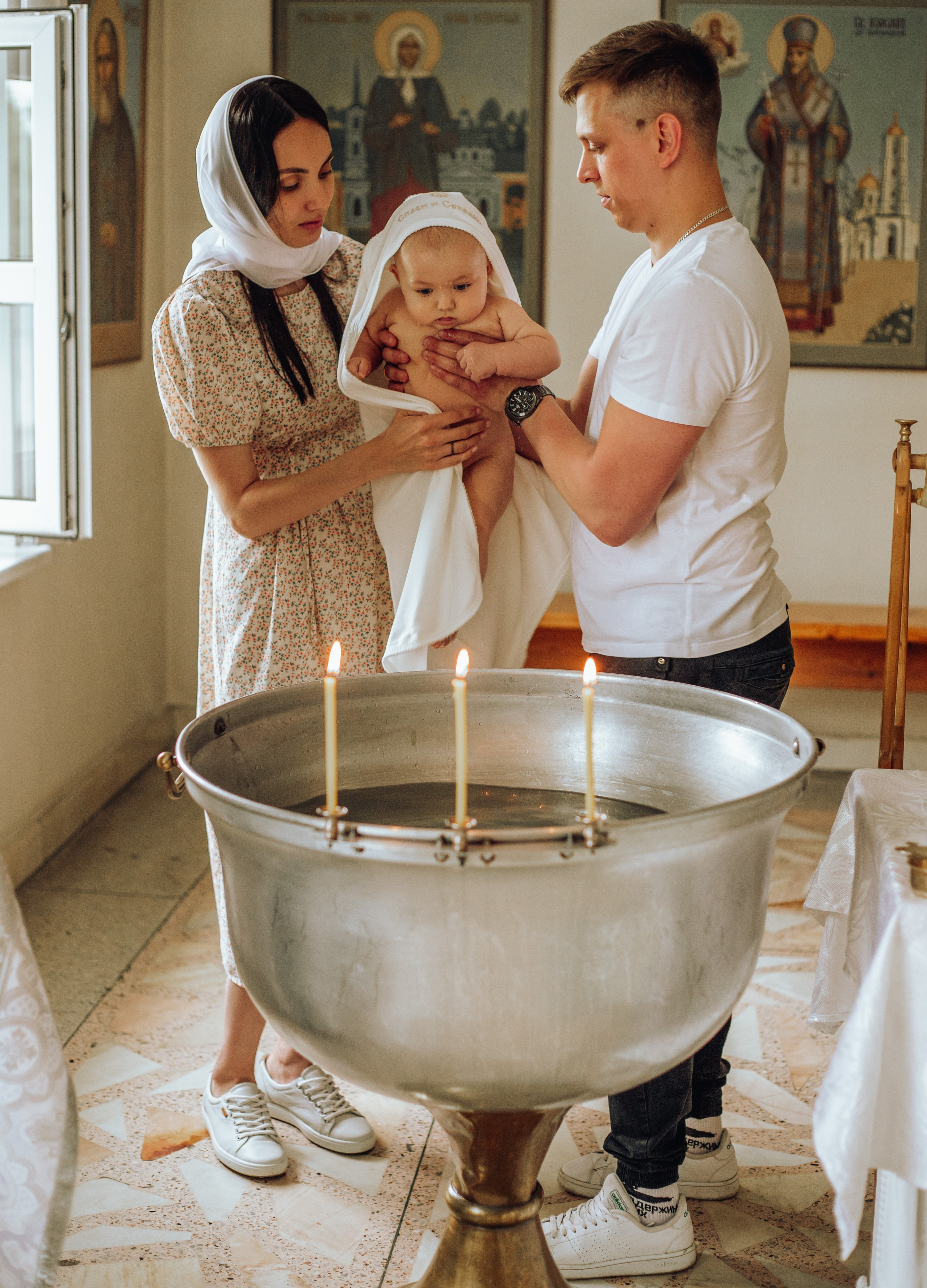 Крещение Мирона. Семейный и детский фотограф в  г. Екатеринбурге Холодова Юлия