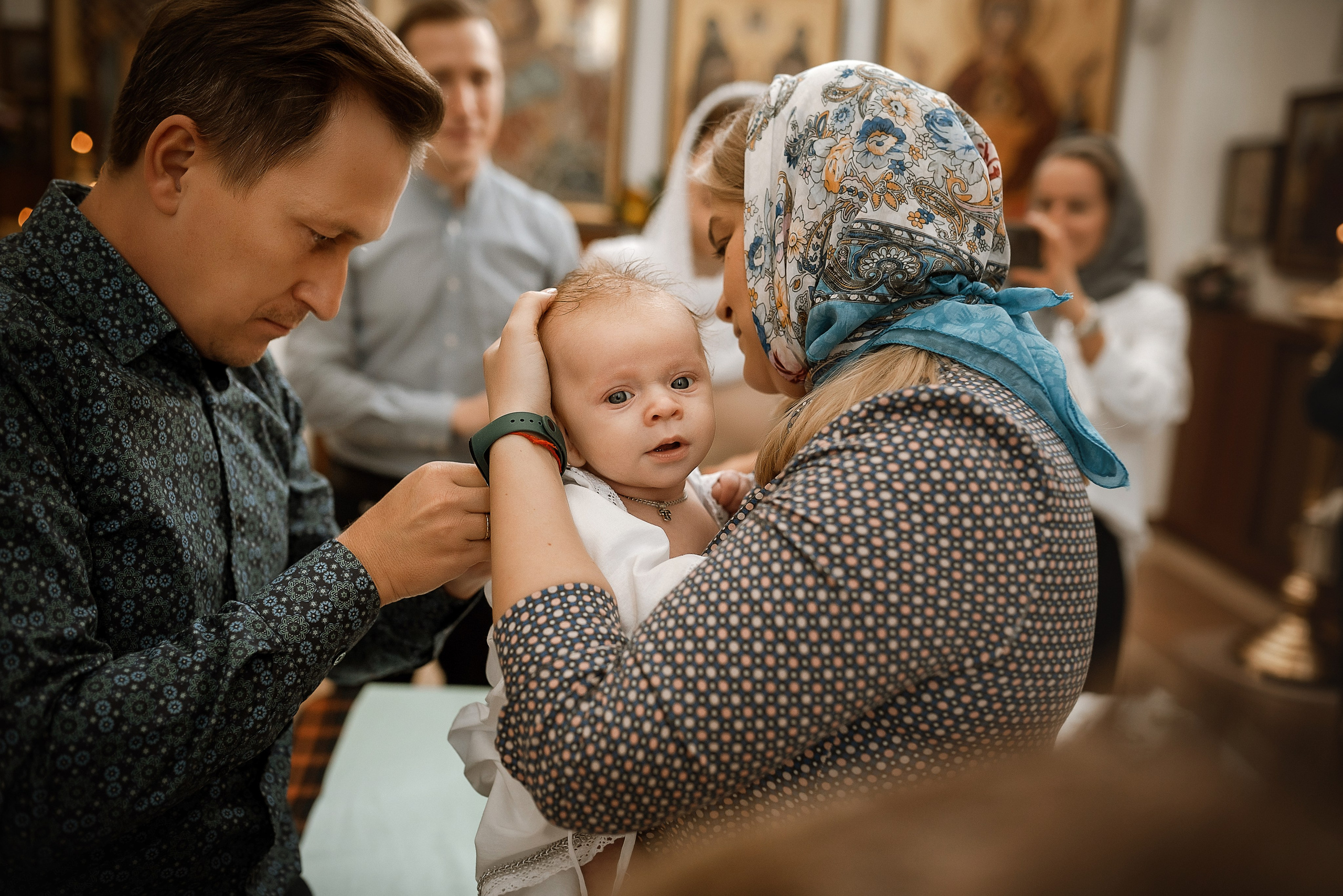 Крещение Кирилла _ Храм иконы БМ Целительница. Семейный фотограф в Ростове-на-Дону Татьяна Литвинова