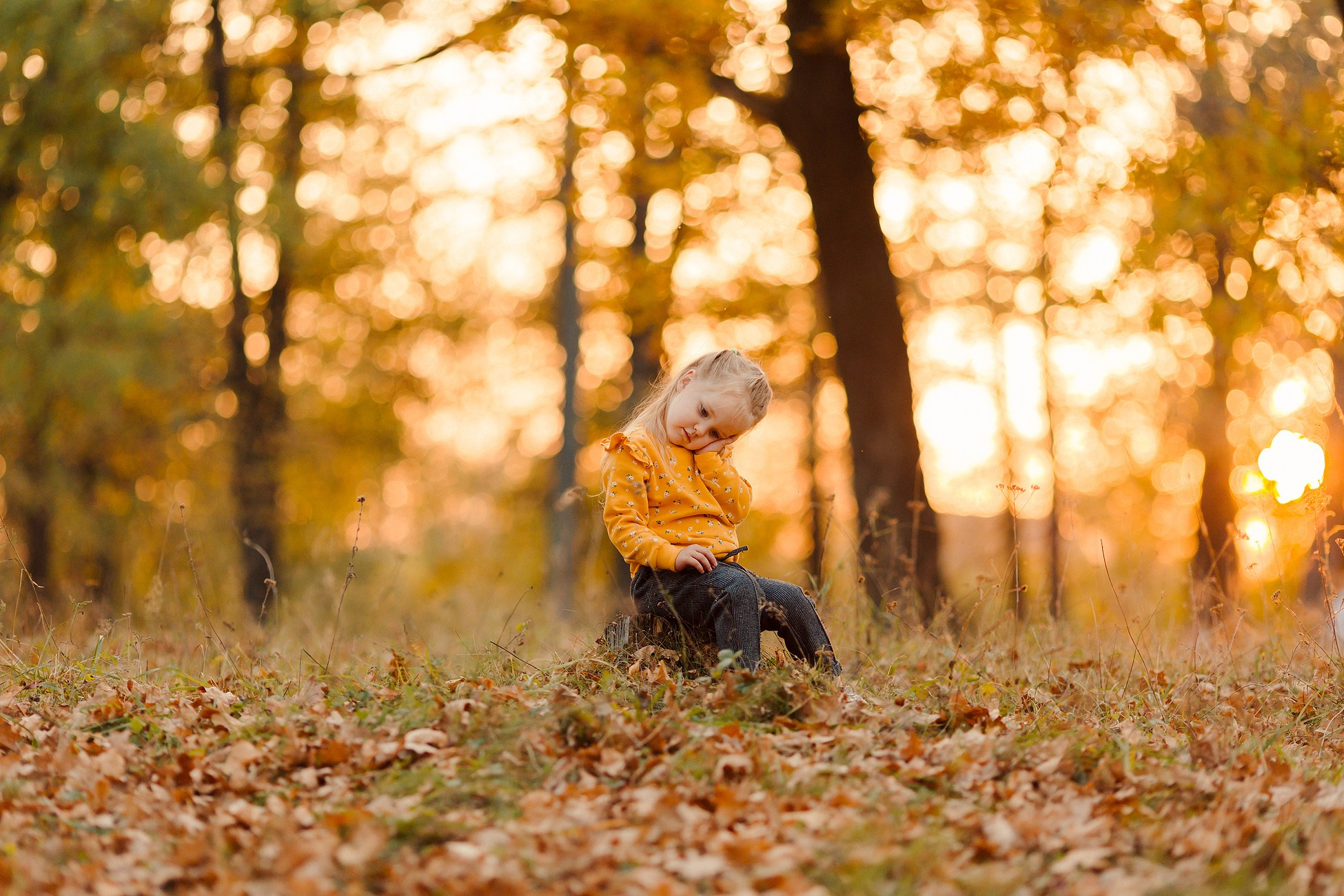 Осень в лесу. Семейный фотограф в Пензе Мария Левина