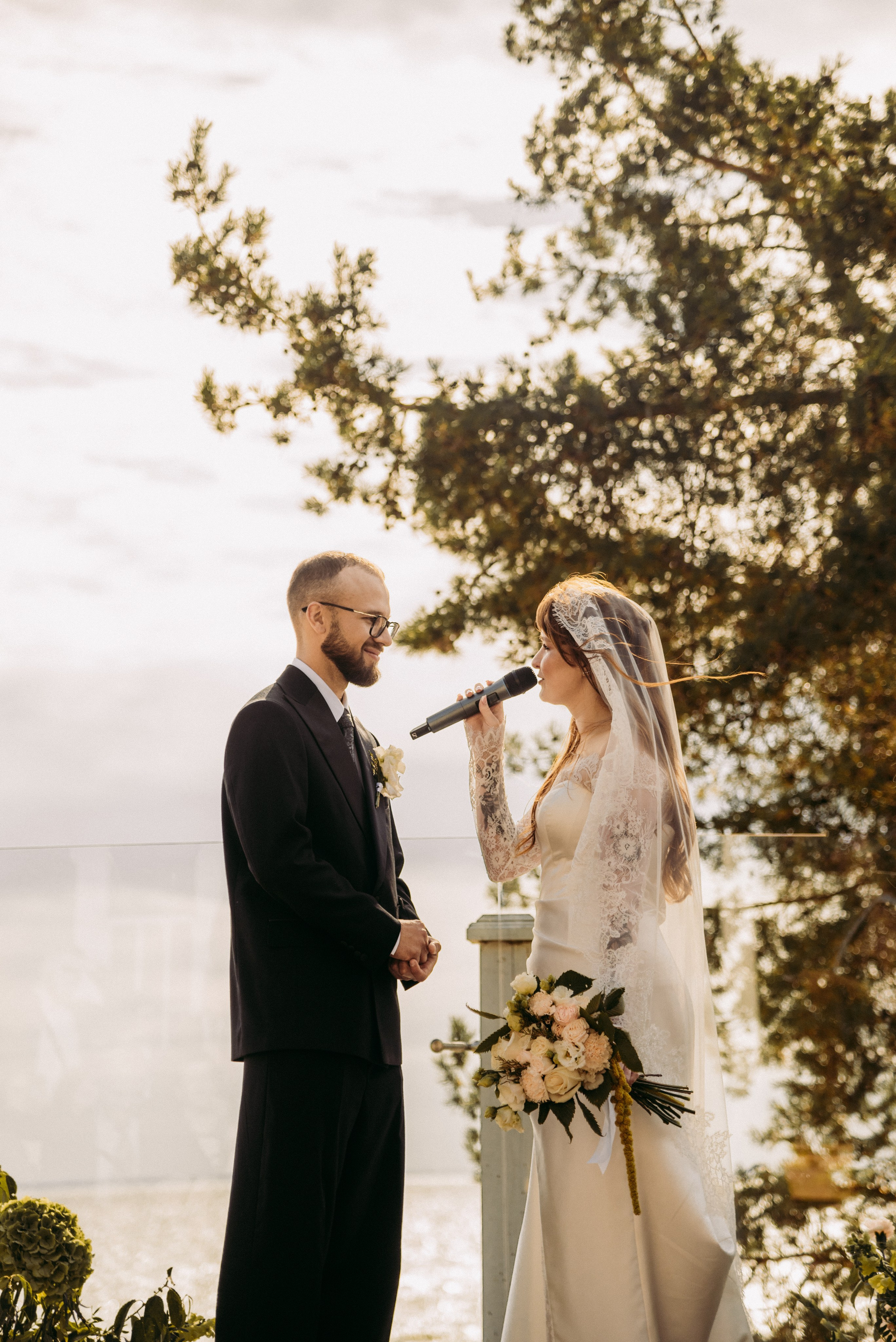 Выездная церемония у залива. Семейный, Свадебный фотограф СПБ Питер— Романова Екатерина