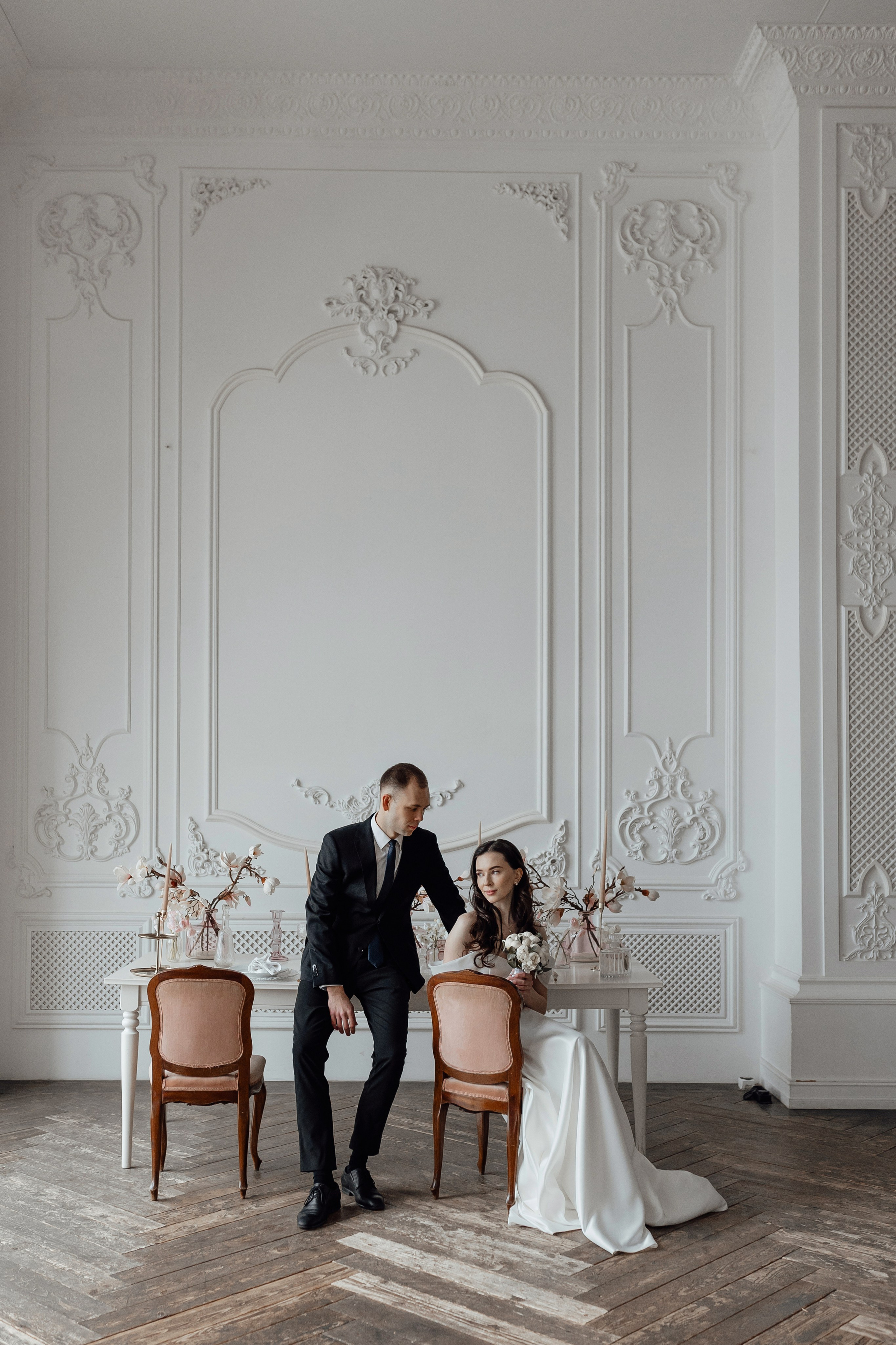 свадебная фотосессия в студии