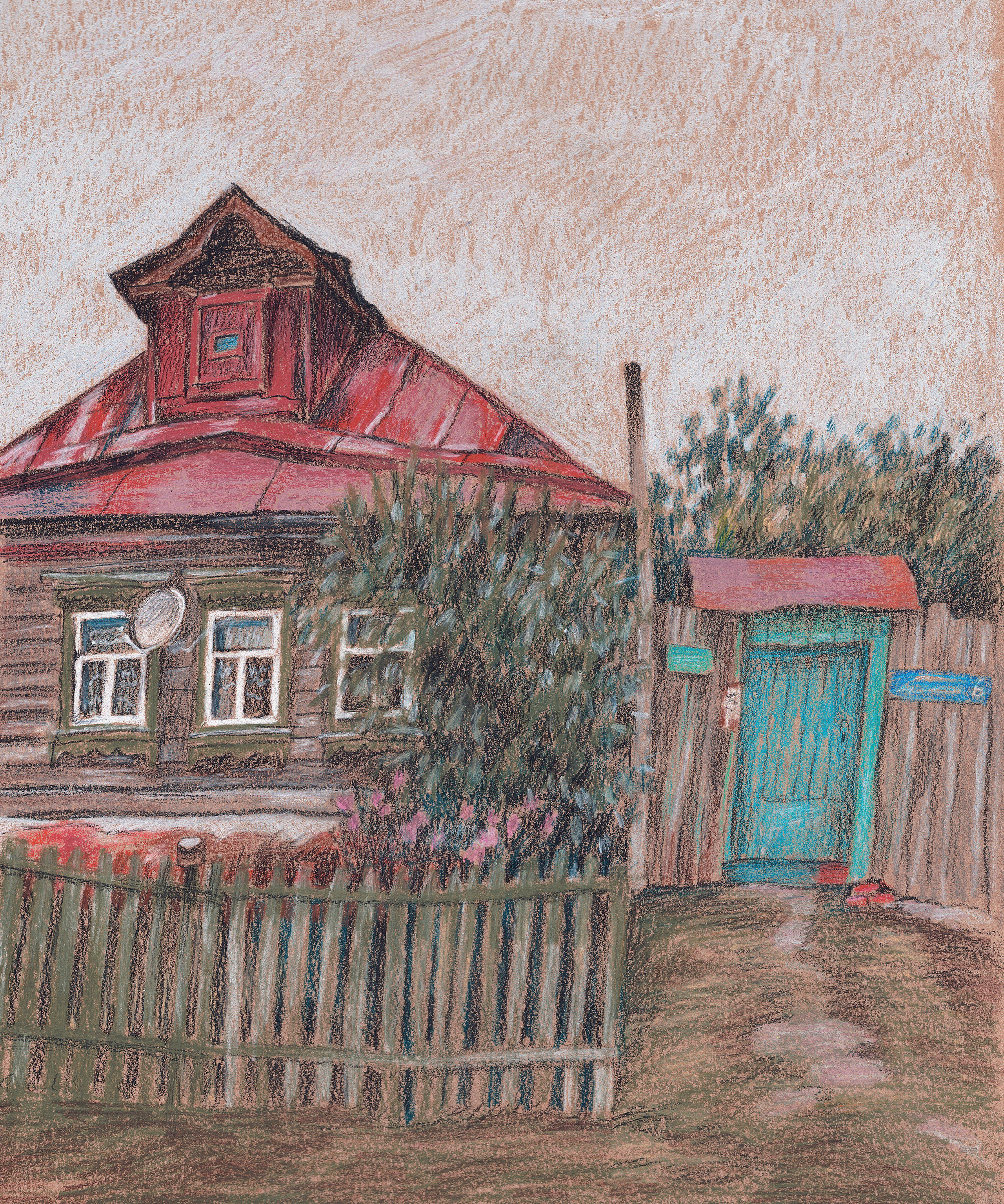 Домики. Художник Карина Милосердова